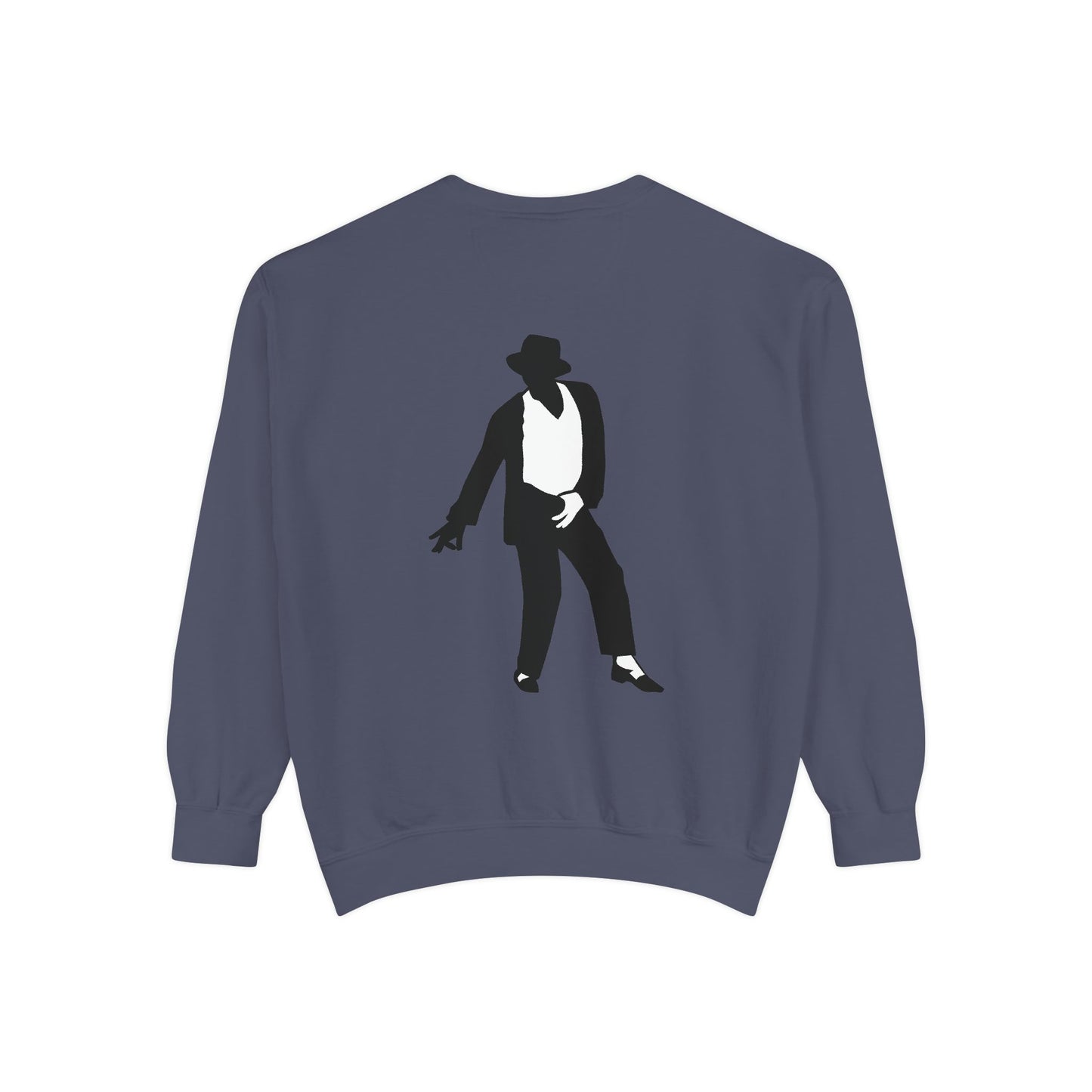 Stylish Unisex Garment-Dyed Sweatshirt, Casual Wear, Gift for Music Lovers, Retro Fashion, Unique Streetwear, Perfect for Parties,Michel jackson style sweatshirt,USA trend sweatshirt Printify
