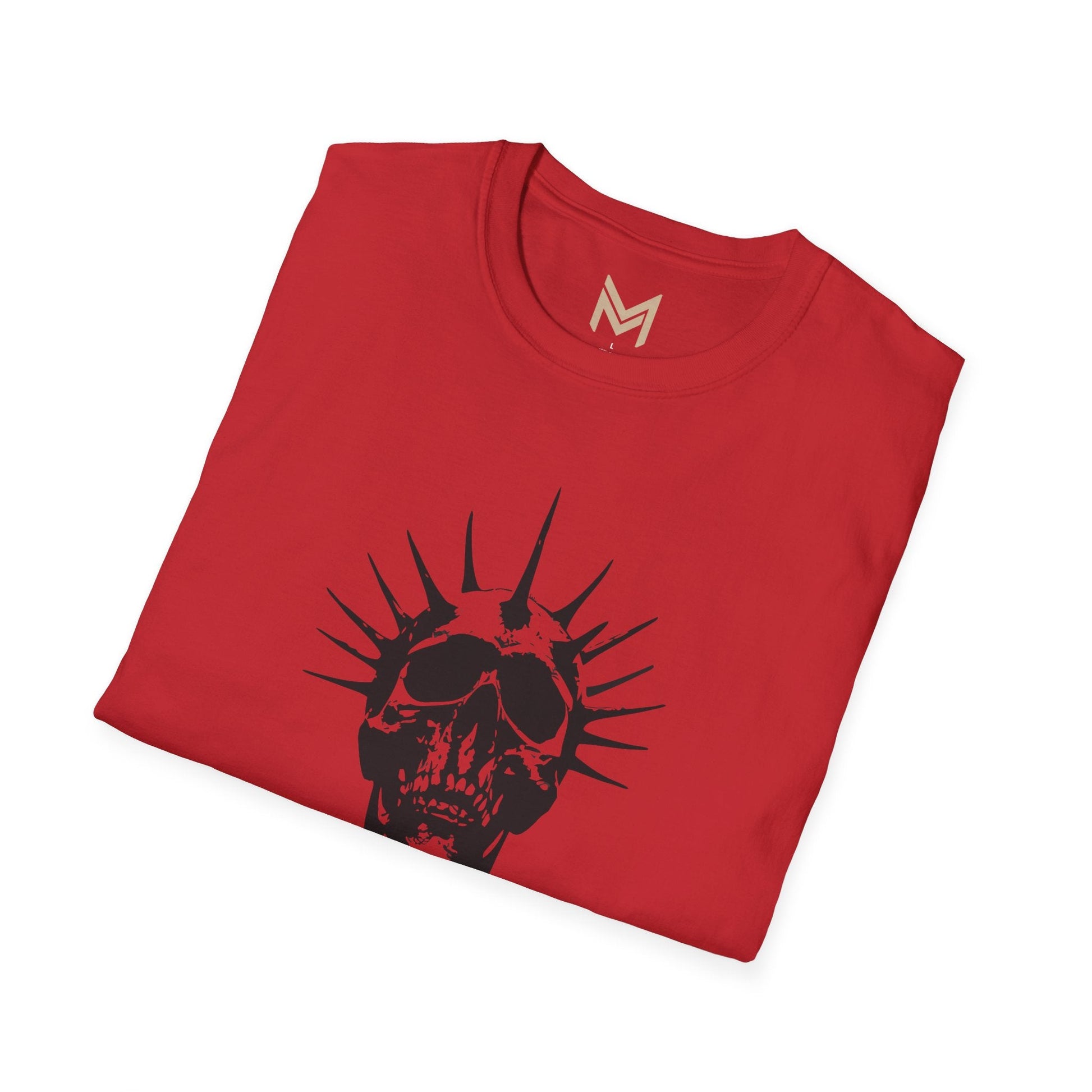 Edgy Skeleton Graphic Tee | Unisex Softstyle T-Shirt, Halloween Costume, Alternative Fashion, Gift for Him/Her, Casual Wear Printify