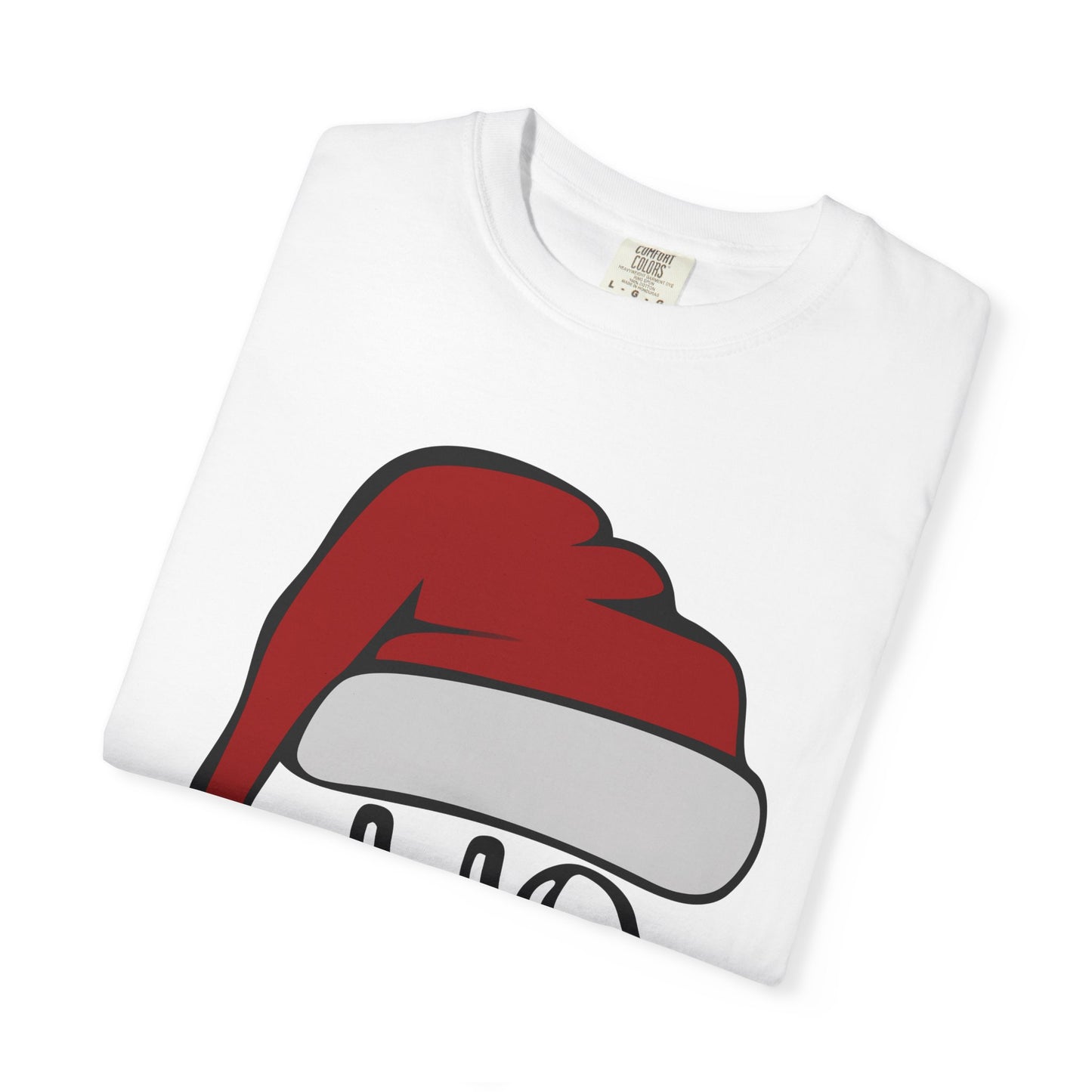 Christmas Santa Hat T-Shirt — "Ho Ho Ho" Holiday Tee Printify