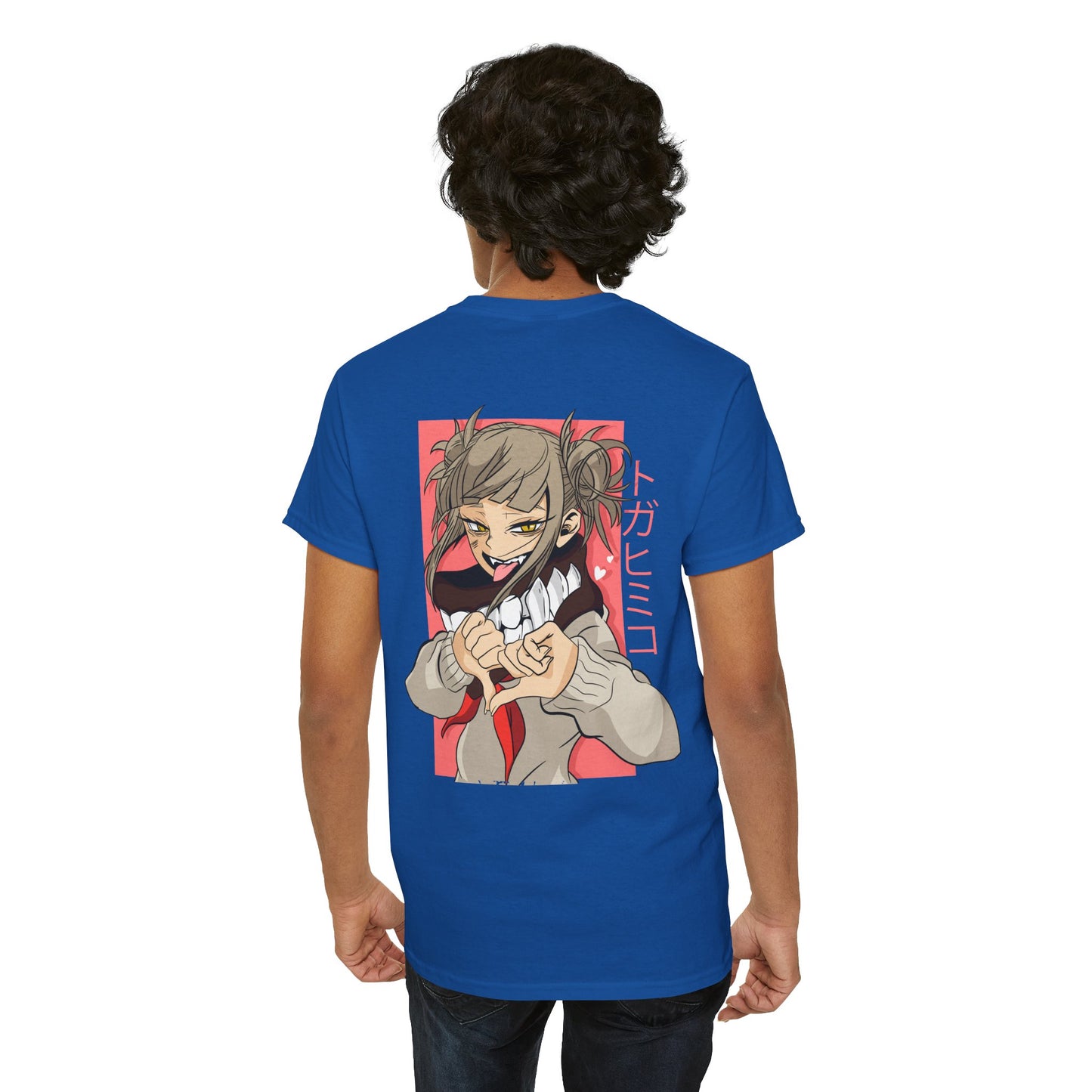 Anime Character Tee — Cute Girl Heart Gesture Graphic T-Shirt