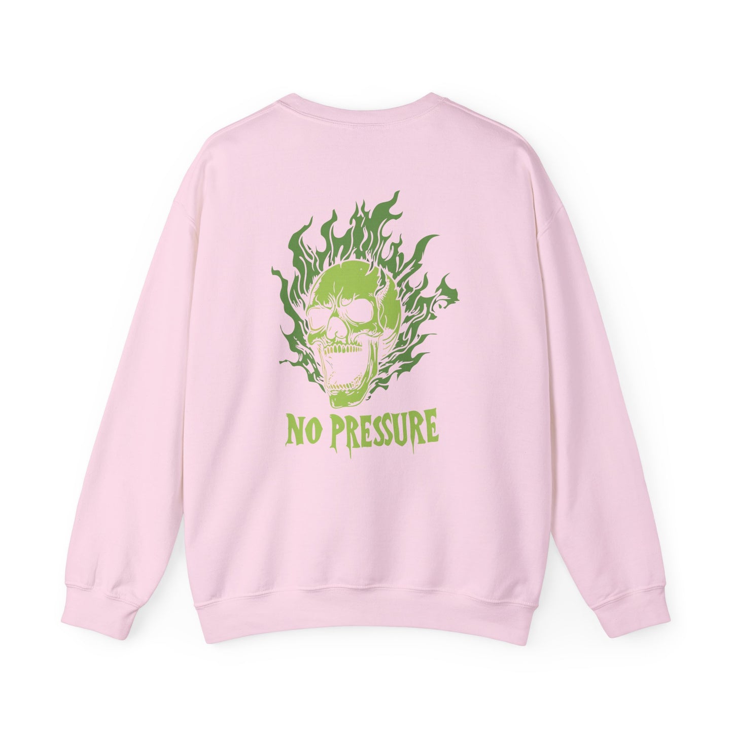 No Pressure Unisex Heavy Blend™ Crewneck Sweatshirt, Funny Sweatshirt, Gift for Him, Gift for Her, Casual Style, Halloween Apparel Printify