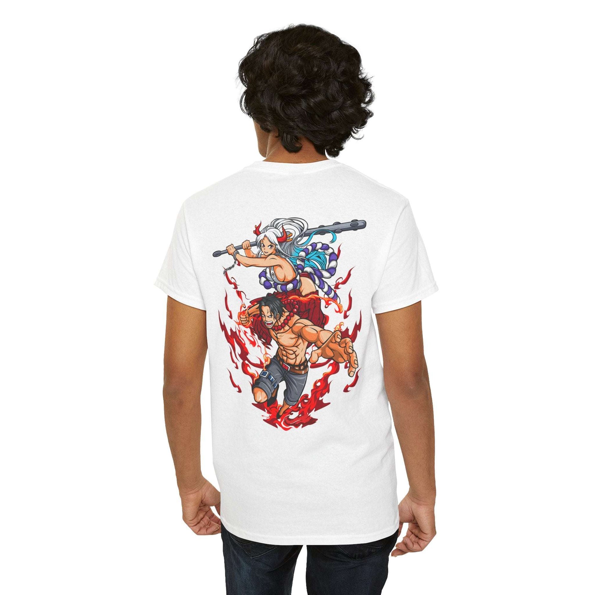 One Piece Anime T-Shirt — Luffy & Whitebeard Battle Graphic Tee Maklenn One Piece Anime T-Shirt — Luffy & Whitebeard Battle Graphic Tee T-Shirt Maklenn www.maklenn.com India 21.80