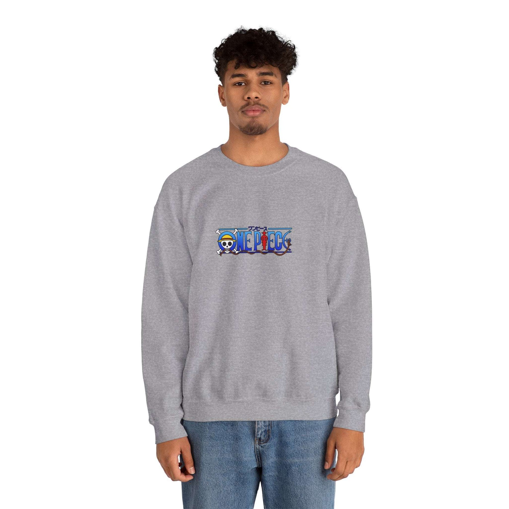 Anime Crewneck Sweatshirt — 'One Piece' Sanji Graphic Back with Logo Chest Maklenn Anime Crewneck Sweatshirt — 'One Piece' Sanji Graphic Back with Logo Chest Sweatshirt Maklenn www.maklenn.com India 33.23
