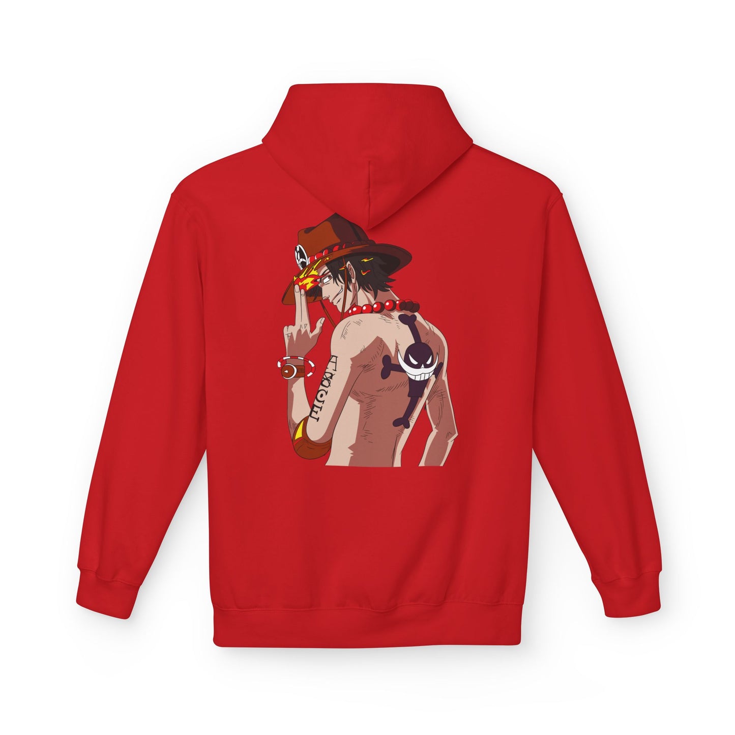 One Piece Ace Graphic Hoodie — Anime Pirate Crew Sweatshirt