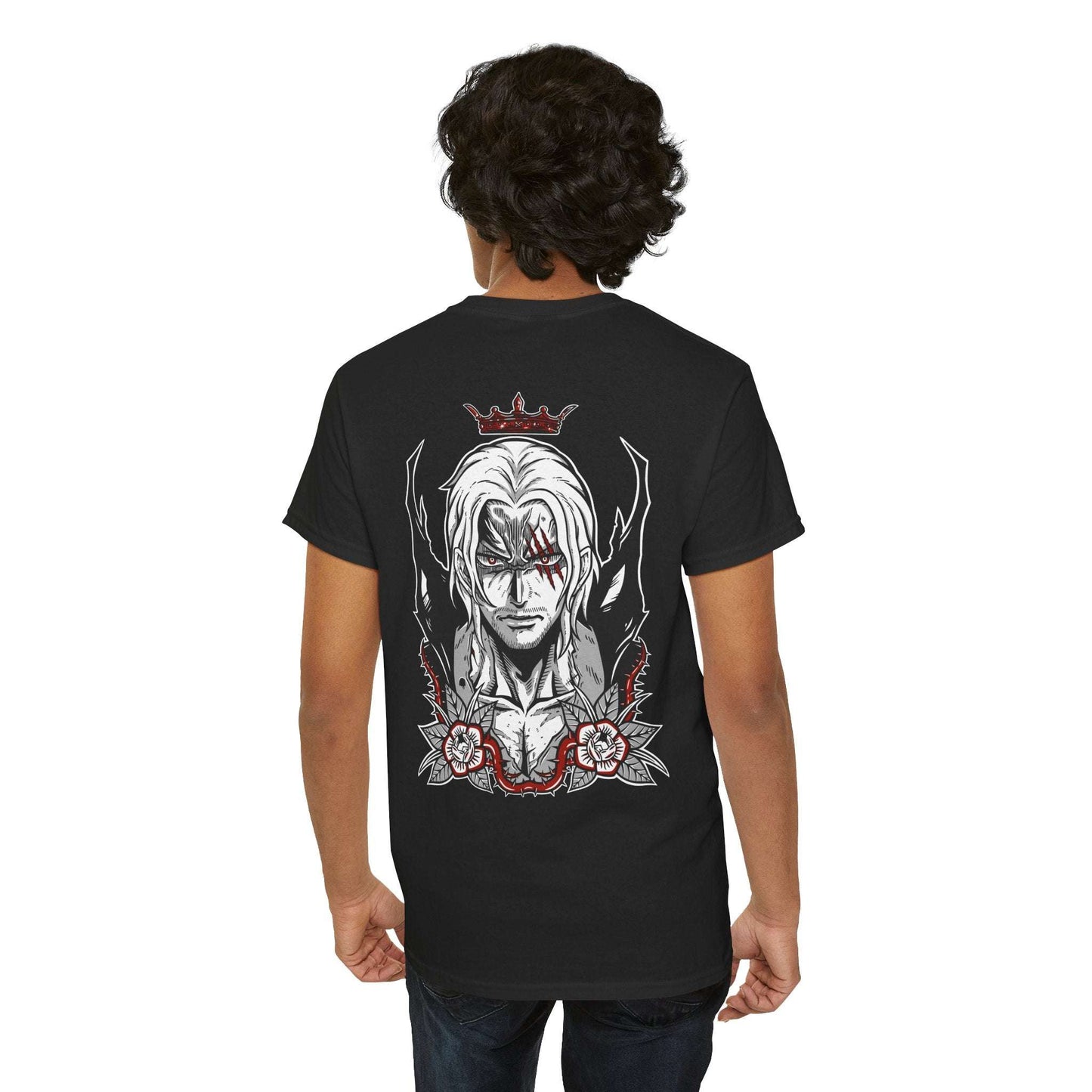 One Piece Anime Tee — White 'King' Pirate Skull Chest & Back Graphic Shirt Maklenn One Piece Anime Tee — White 'King' Pirate Skull Chest & Back Graphic Shirt T-Shirt Maklenn www.maklenn.com India 21.80