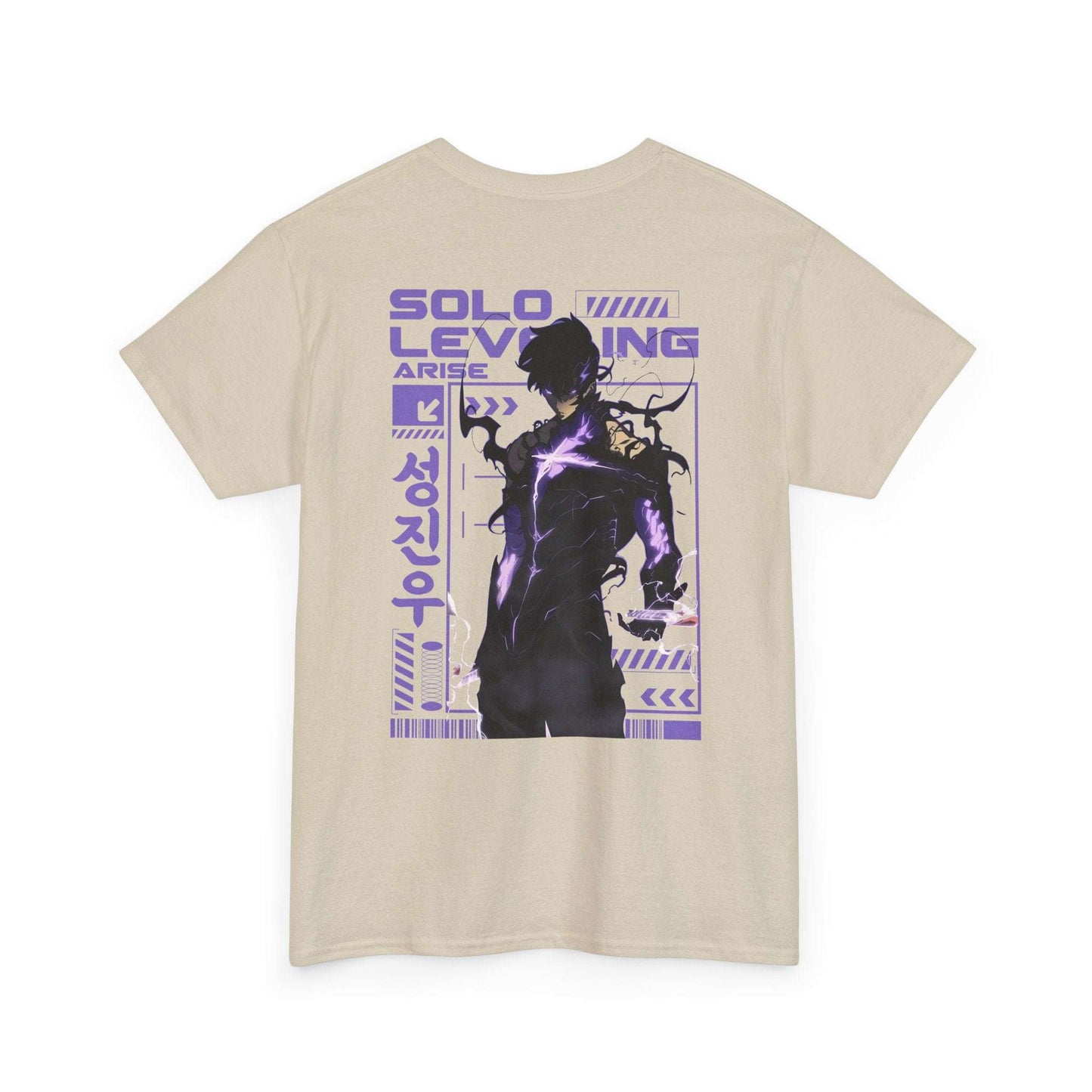 Solo Leveling Graphic Tee — Anime Manga Backprint Shirt Maklenn Solo Leveling Graphic Tee — Anime Manga Backprint Shirt T-Shirt Maklenn www.maklenn.com India 21.80