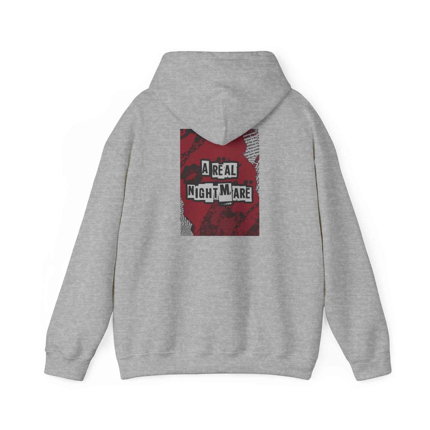 A Real Nightmare Hoodie - Cozy Unisex Sweatshirt for Halloween, Casual Wear, Gifts, Fall Fashion, Party,USA trend, Mens hoodie us,Australia genz edition,Canada online hoodie fashion