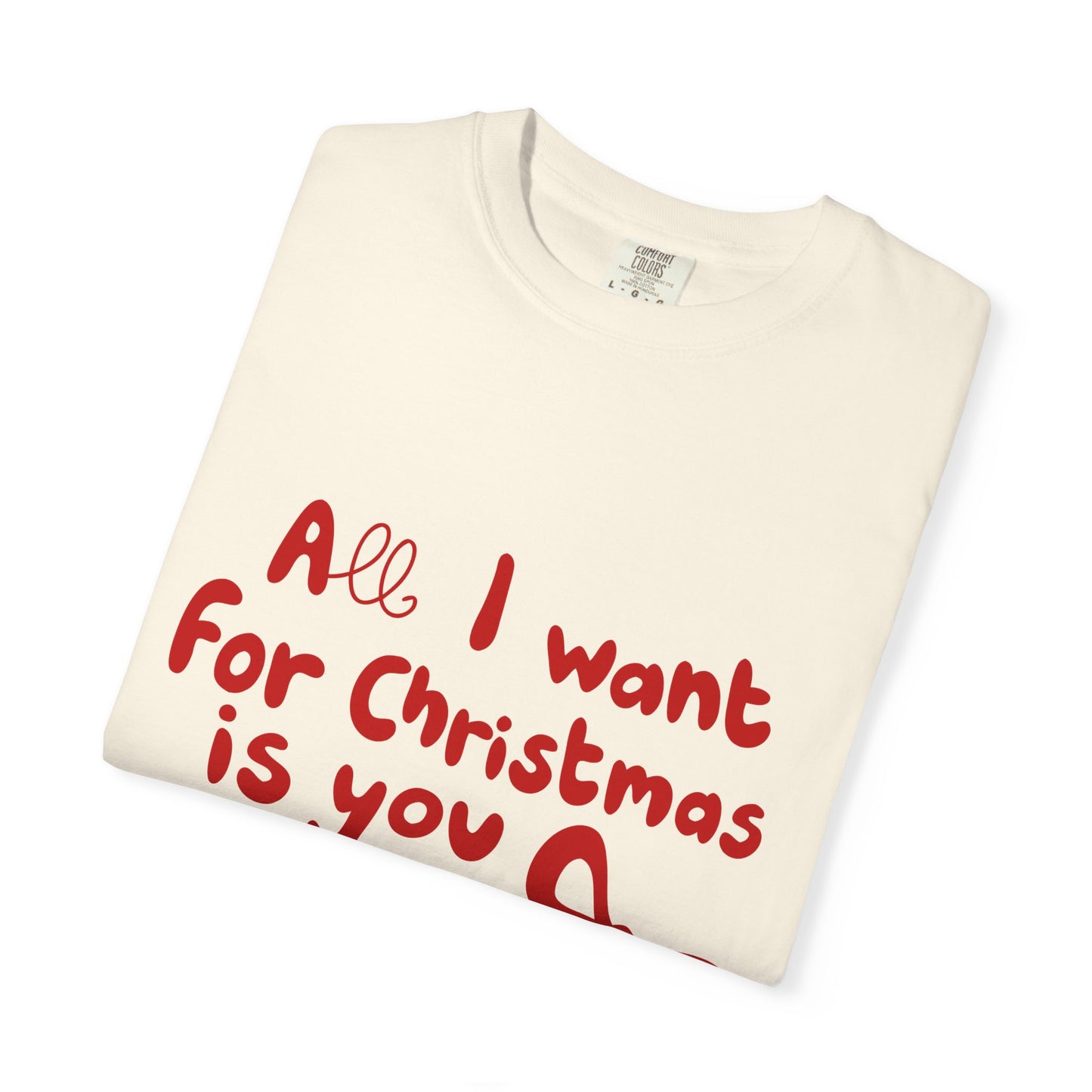 Christmas 'All I Want for Christmas Is You' T-Shirt Printify