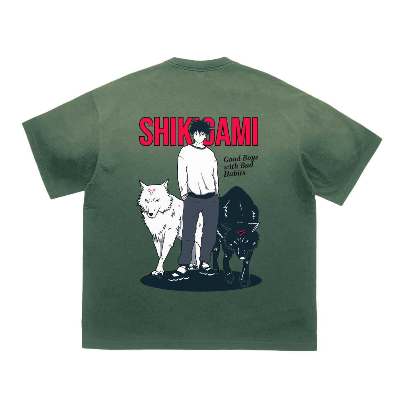 Megumi | JJK | gradient tees ODMPOD