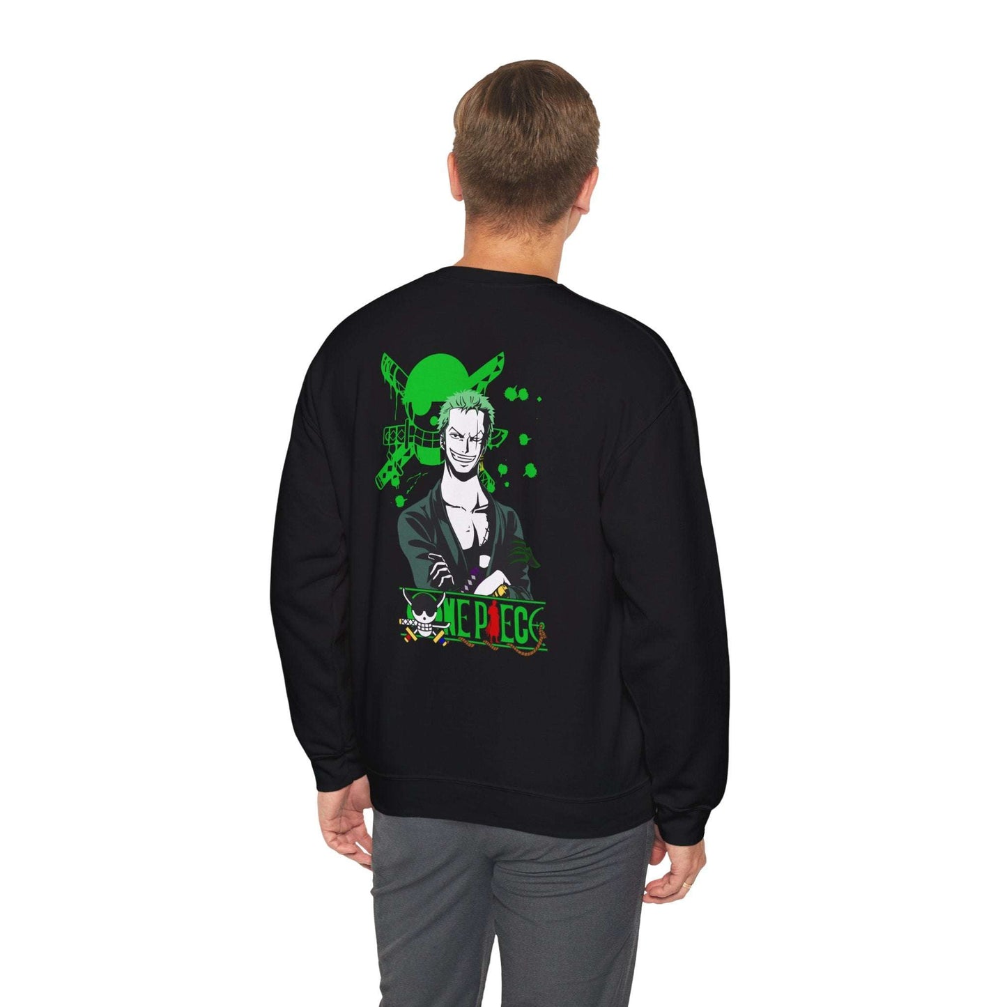 One Piece Zoro Graphic Sweatshirt — Anime Pirate Crewneck Maklenn One Piece Zoro Graphic Sweatshirt — Anime Pirate Crewneck Sweatshirt Maklenn www.maklenn.com India 33.23