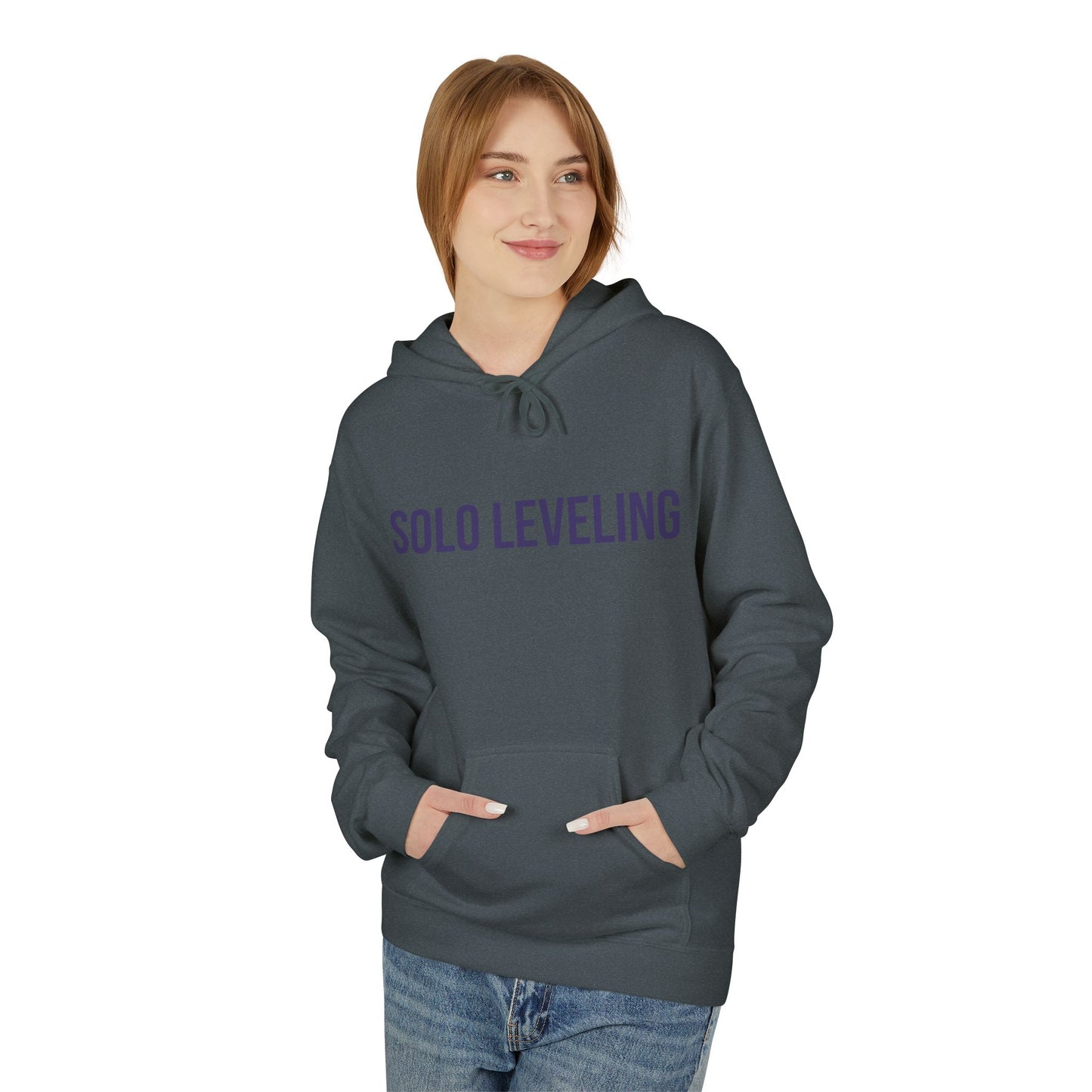 Hoodie — Solo Leveling Anime Graphic Pullover (Korean Text)