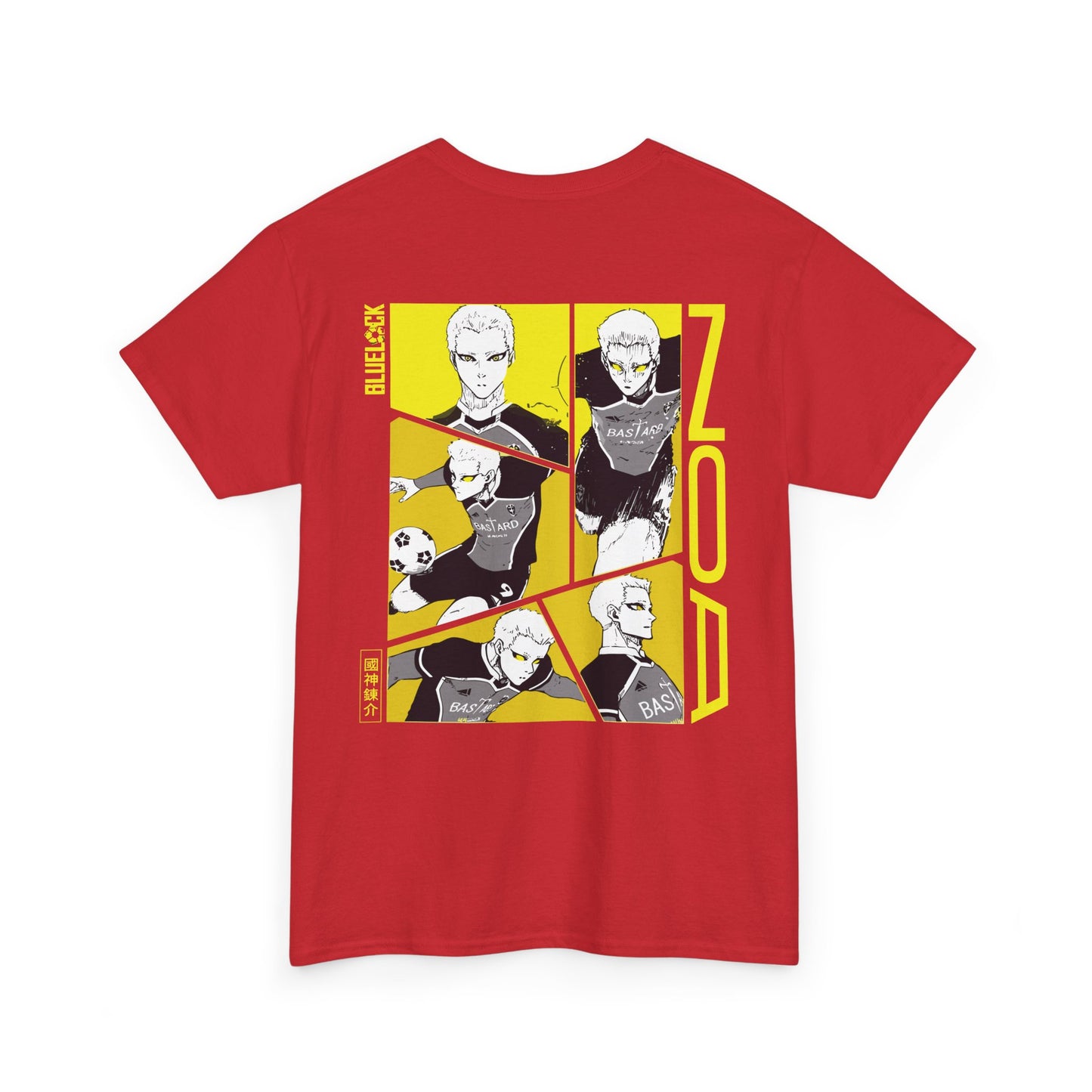 Noa "Zero" Blue Lock Heavyweight Tee | Maklenn