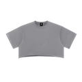 Snow Washed Raw Edge Crop Top
