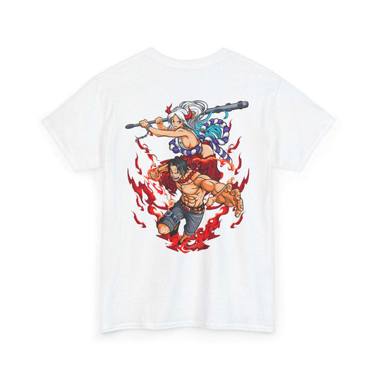 Monkey D Luffy One Piece Anime Streetwear – Premium Graphic T-Shirt | Maklenn – Front View