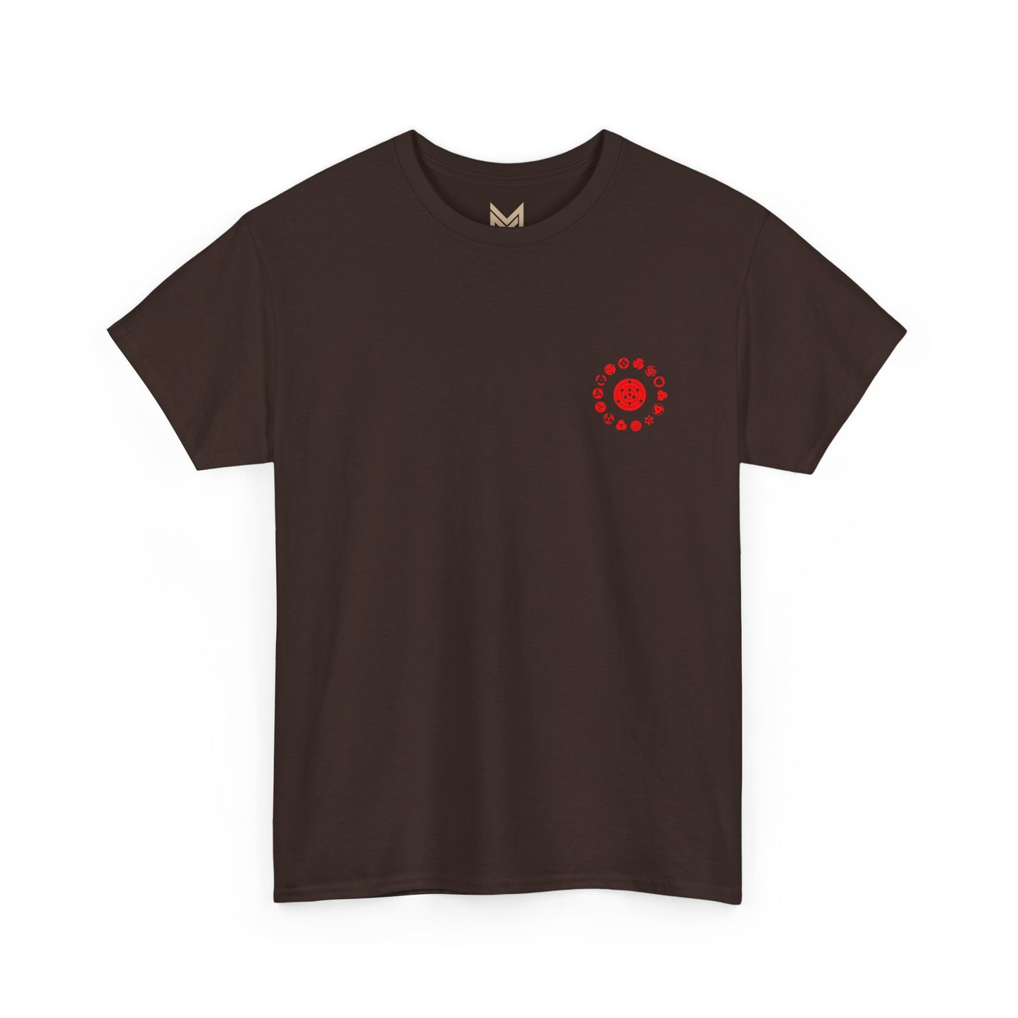 Anime Demon Trio Graphic Tee — Back Print with Small Front Logo