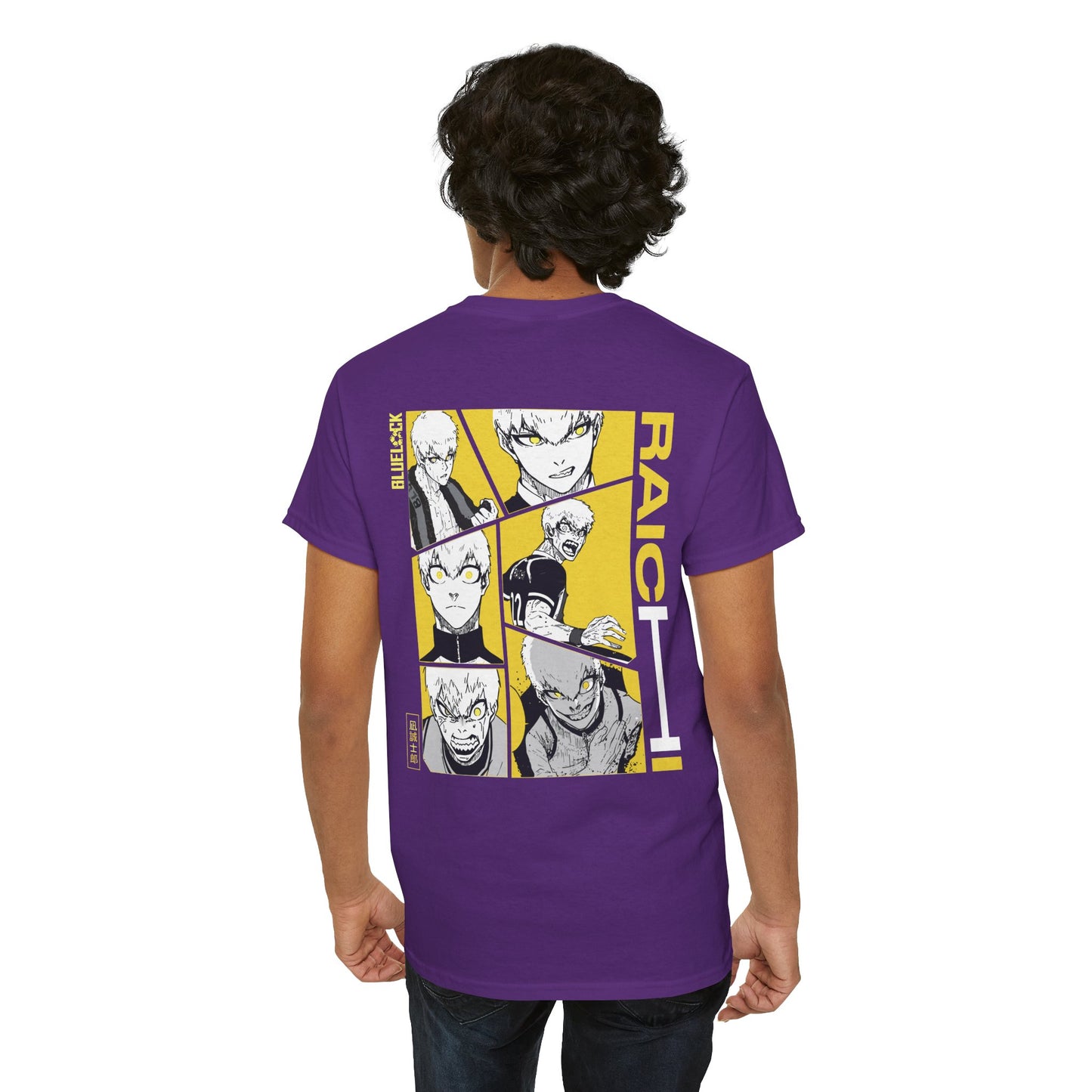 Raichi "Heat" Blue Lock Heavyweight Tee | Maklenn