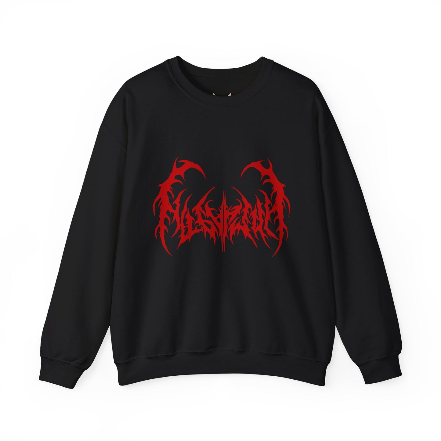 Gothic Graphic Sweatshirt, Trendy Unisex Crewneck, Perfect for Concerts, Casual Outings, Gift for Music Lovers, Halloween Apparel Printify