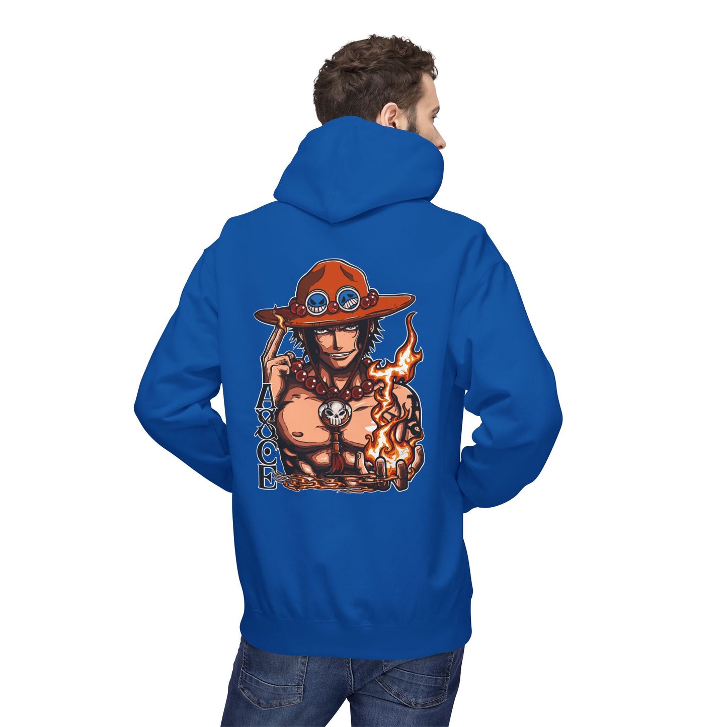 Ace Flame Hoodie — One Piece Anime Pullover