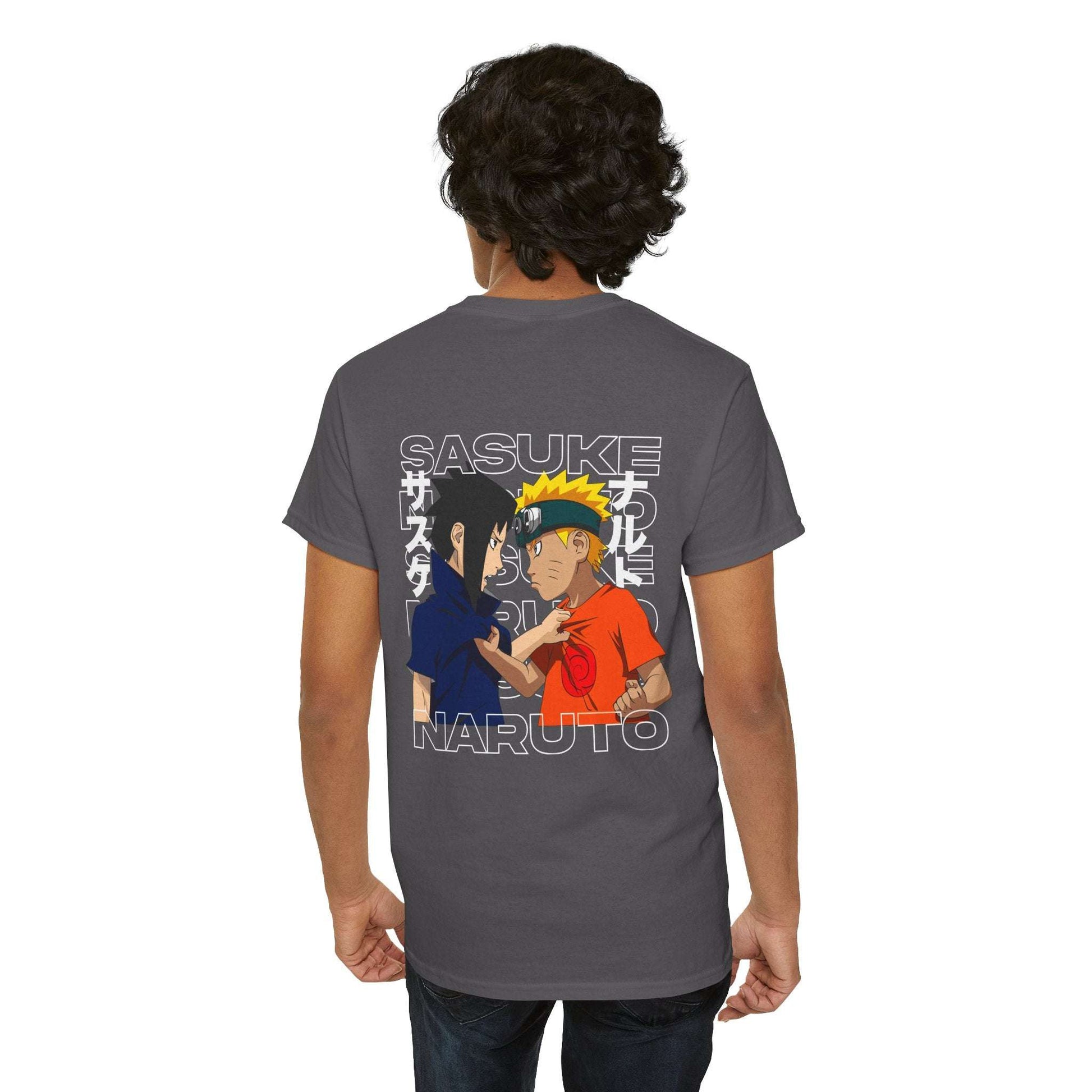 Naruto vs Sasuke Graphic Tee — Anime Friendship & Rivalry T-Shirt Maklenn Naruto vs Sasuke Graphic Tee — Anime Friendship & Rivalry T-Shirt T-Shirt Maklenn www.maklenn.com India 21.80
