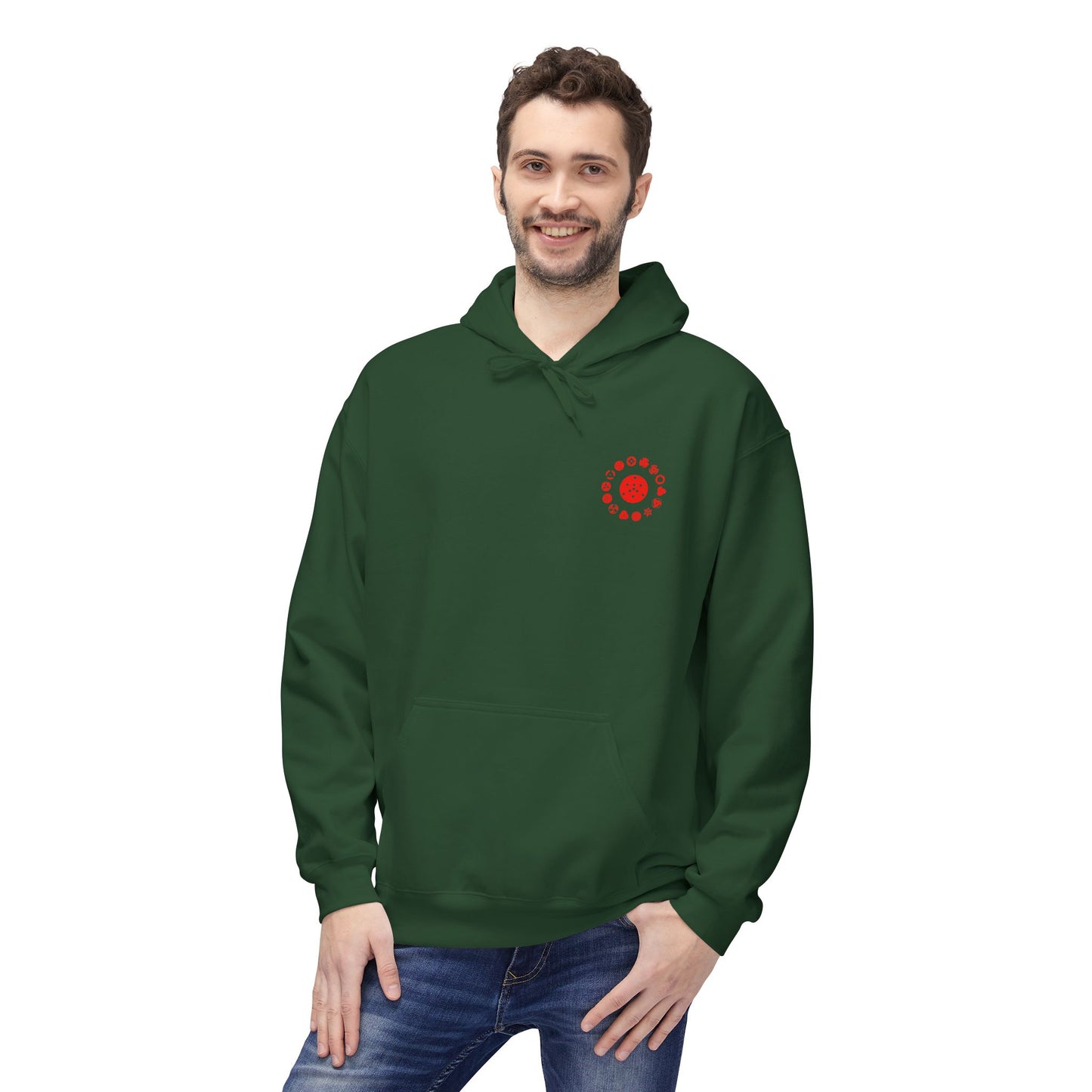 Hoodie - Japanese Yokai Snake Demon Graphic Back Print (Anime Horror Streetwear)