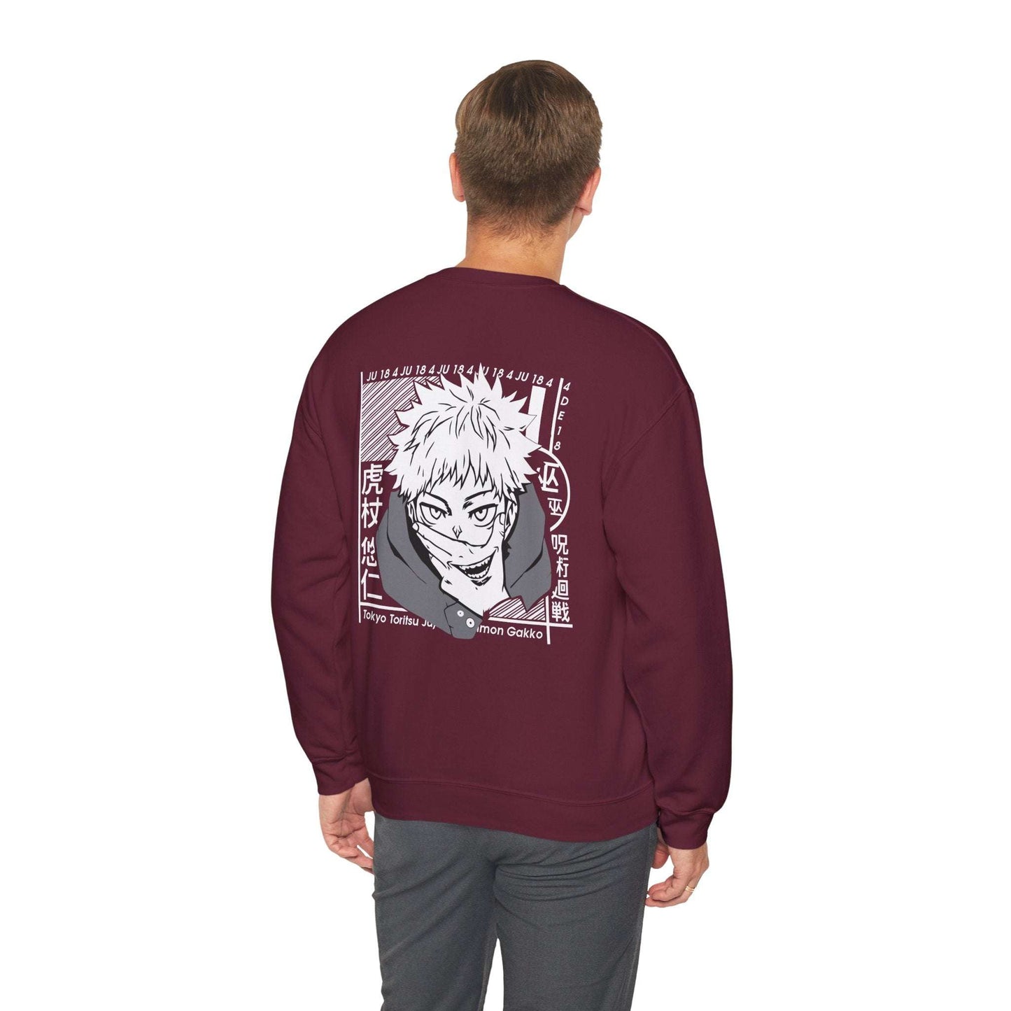 Jujutsu Kaisen Yuji Itadori Crewneck Sweatshirt Maklenn Jujutsu Kaisen Yuji Itadori Crewneck Sweatshirt Sweatshirt Maklenn www.maklenn.com India 33.23