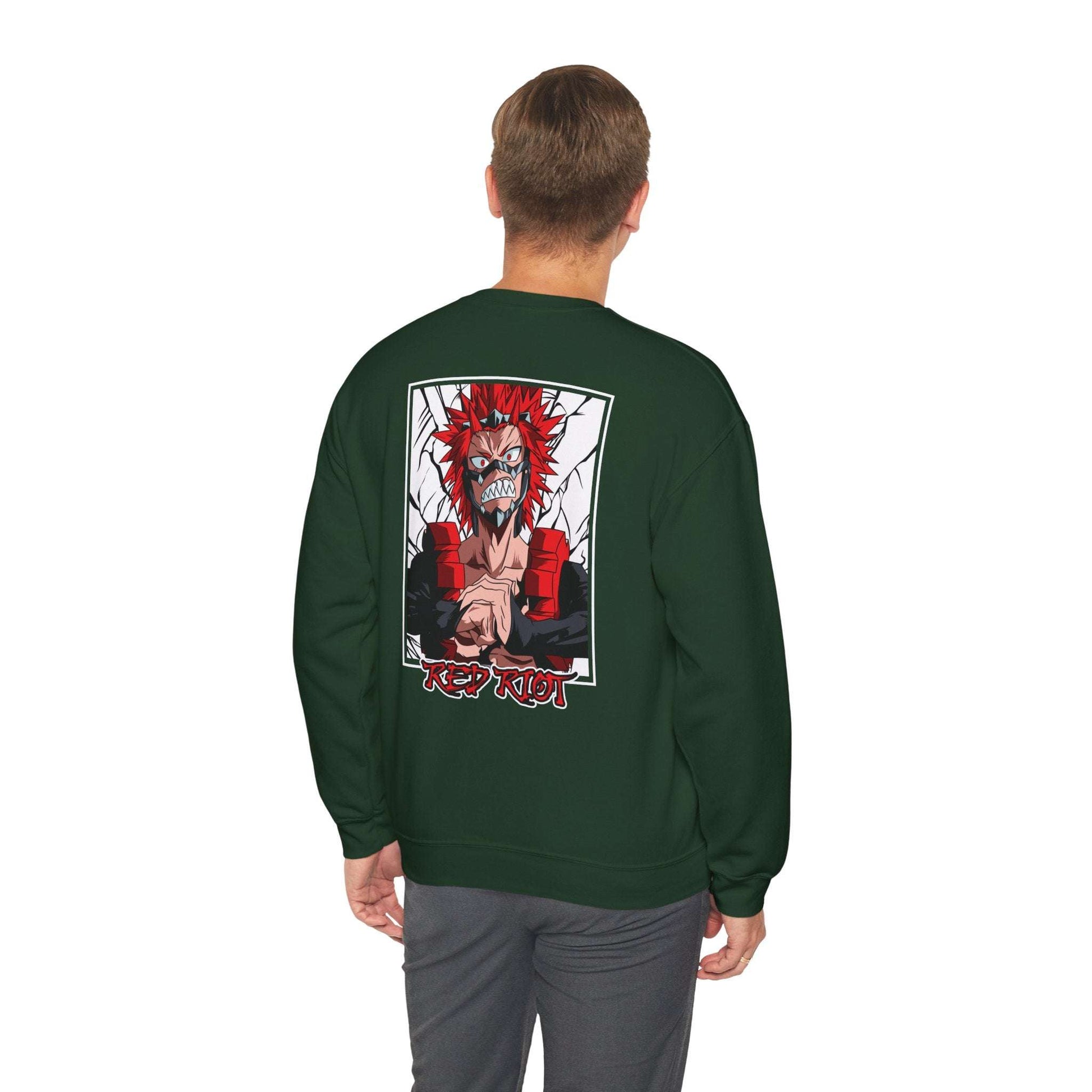 Crewneck Sweatshirt — Red Riot Anime Graphic (Keep Riot) Maklenn Crewneck Sweatshirt — Red Riot Anime Graphic (Keep Riot) Sweatshirt Maklenn www.maklenn.com India 33.23
