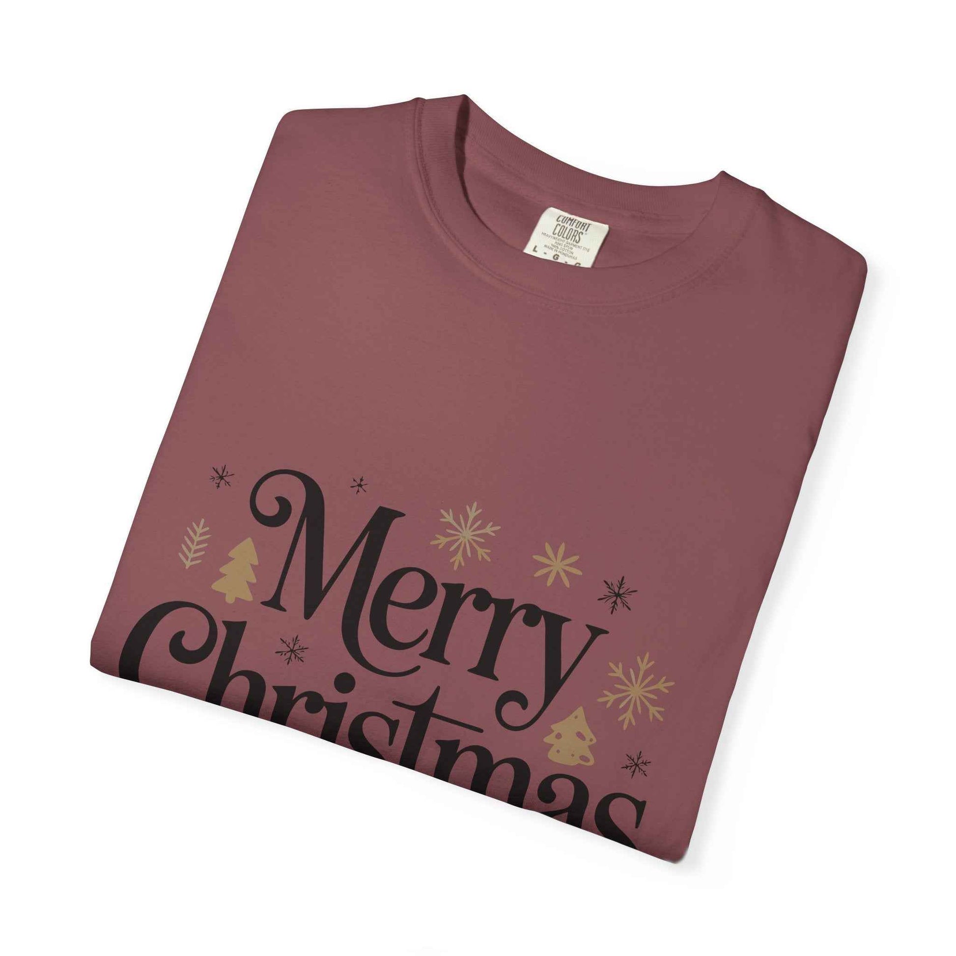 Merry Christmas T-Shirt — Classic Holiday Graphic Tee