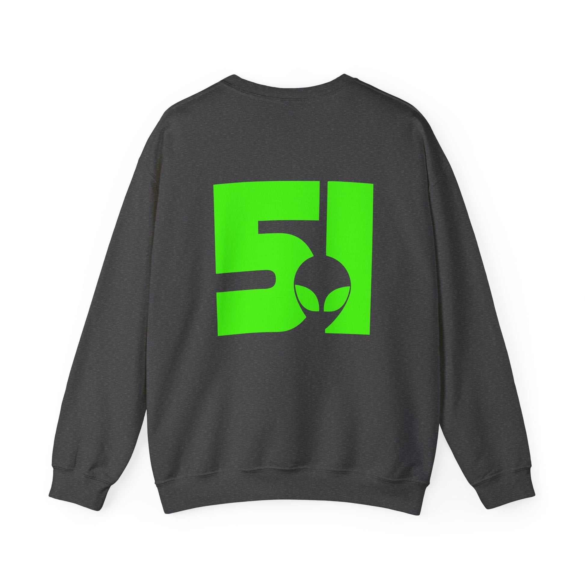 Alien Vibes Crewneck Sweatshirt, Unisex Sweatshirt, Graphic Sweatshirt, Trendy Apparel, Perfect Gift for UFO Lovers, Streetwear Fashion - Maklenn