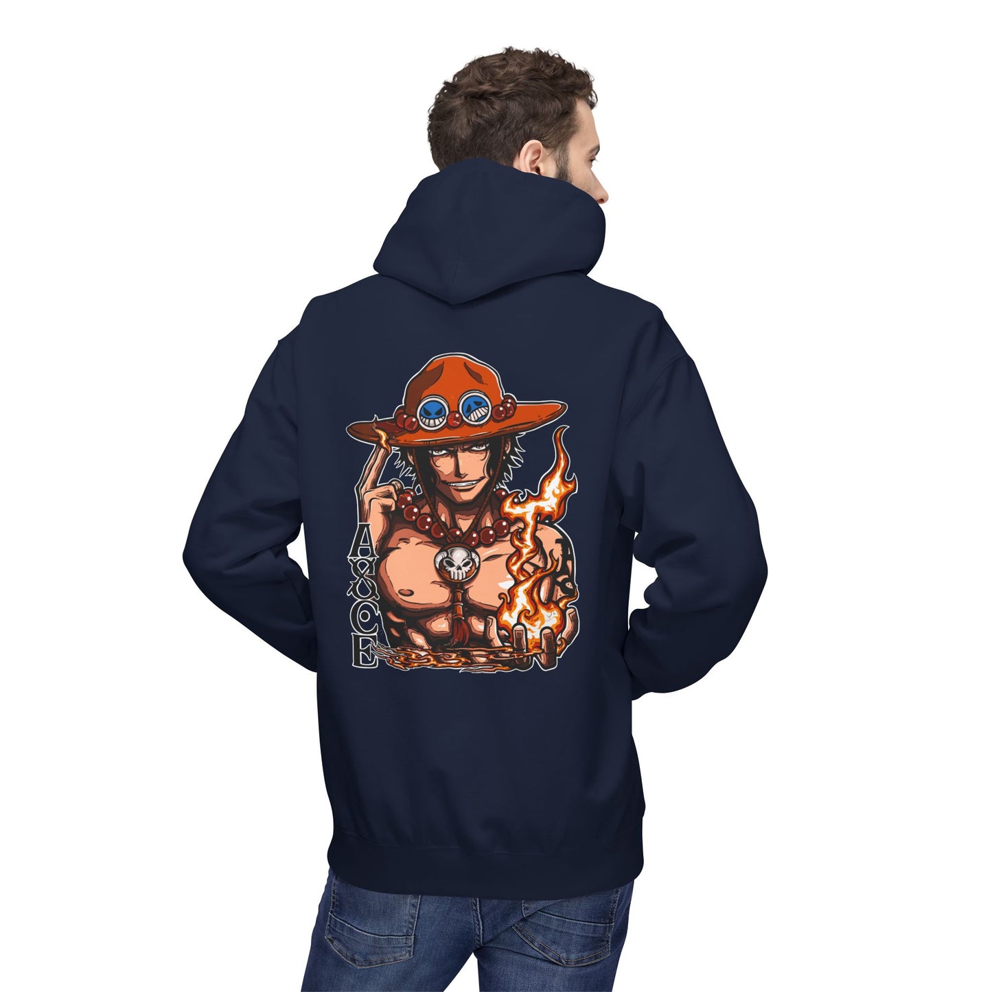Ace Flame Hoodie — One Piece Anime Pullover