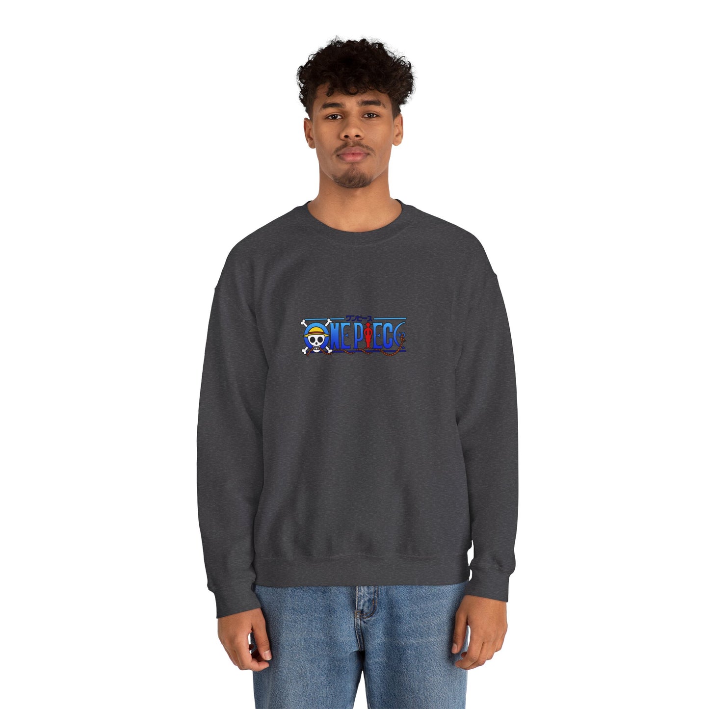 Crewneck Sweatshirt — Red Riot Anime Graphic (Keep Riot)