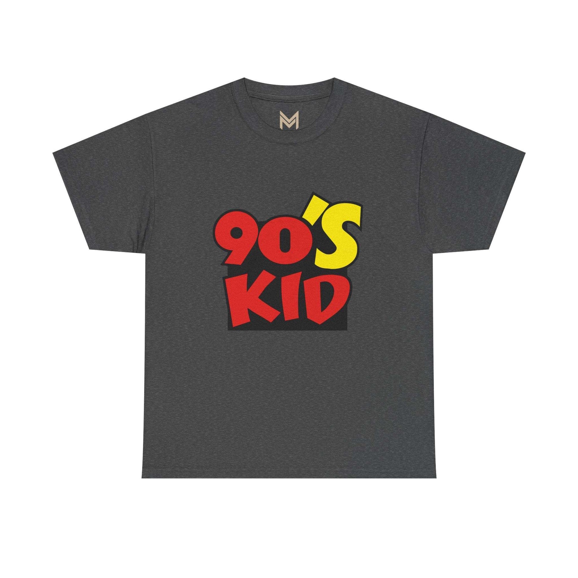 90's Kid Unisex Heavy Cotton Tee - Nostalgic Vintage T-Shirt, Retro Tee for 90s Lovers, Gift for Birthdays, Casual Wear - Maklenn