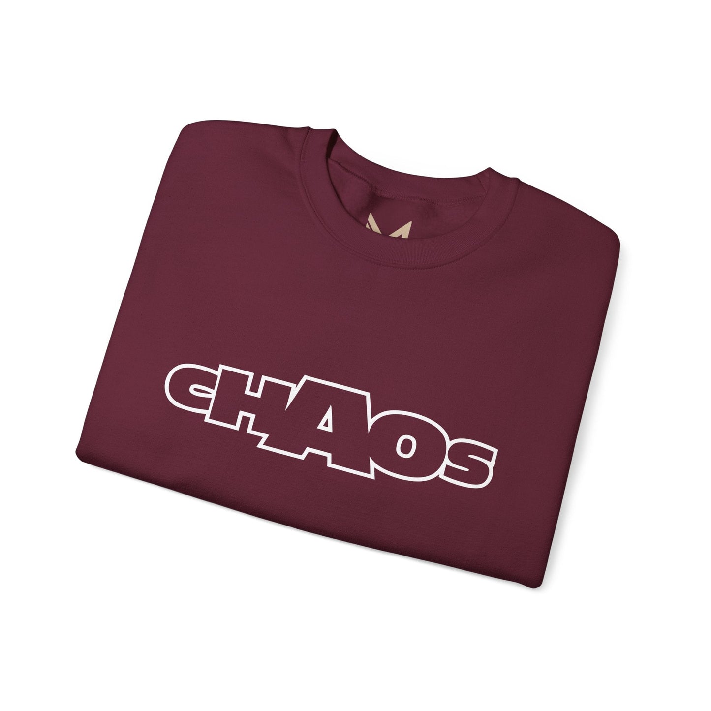 Chaos Unisex Heavy Blend™ Crewneck Sweatshirt | Cozy Streetwear, Casual Outfit, Trendy Gift, Everyday Wear, Graphic Apparel, Unisex Top - Maklenn