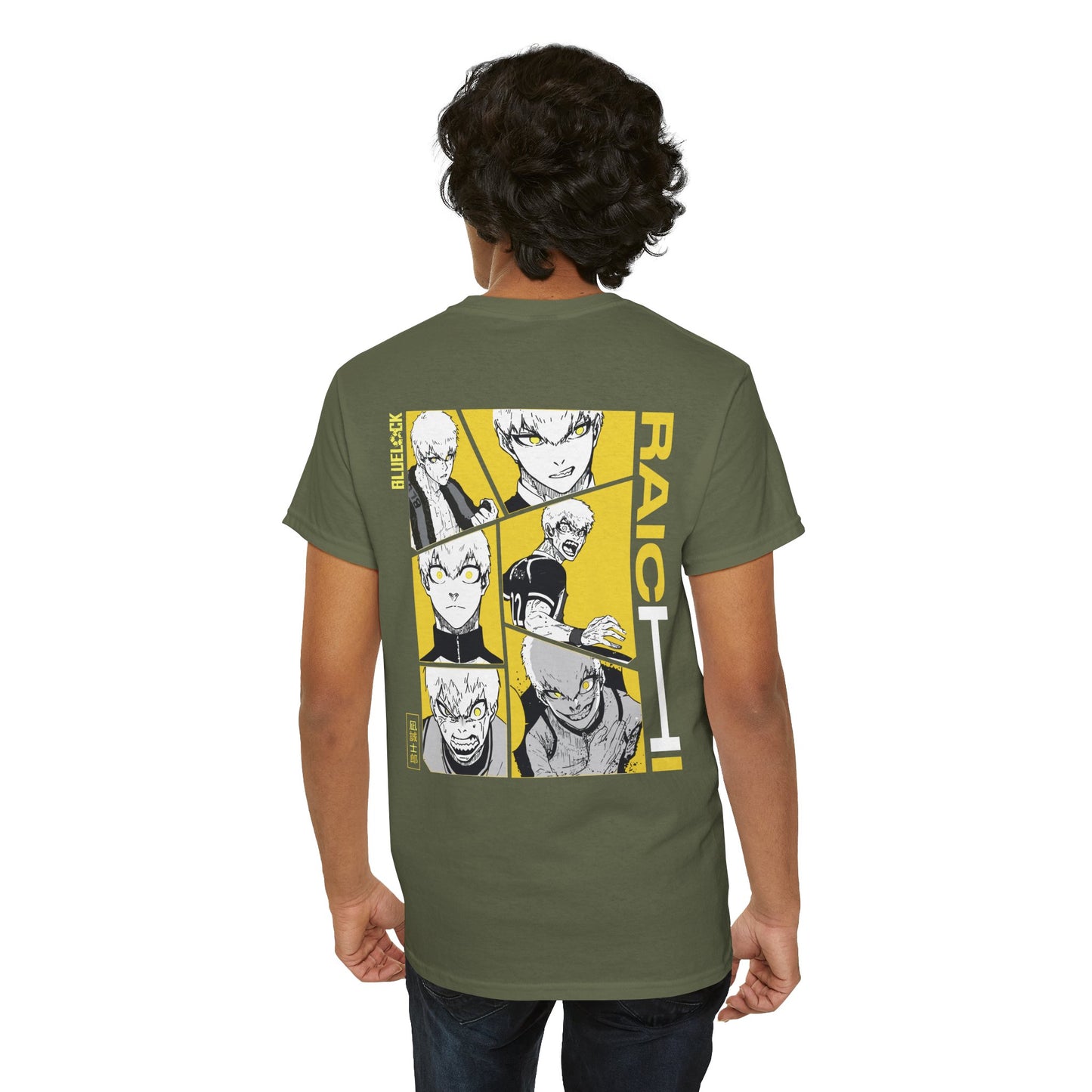 Raichi "Heat" Blue Lock Heavyweight Tee | Maklenn