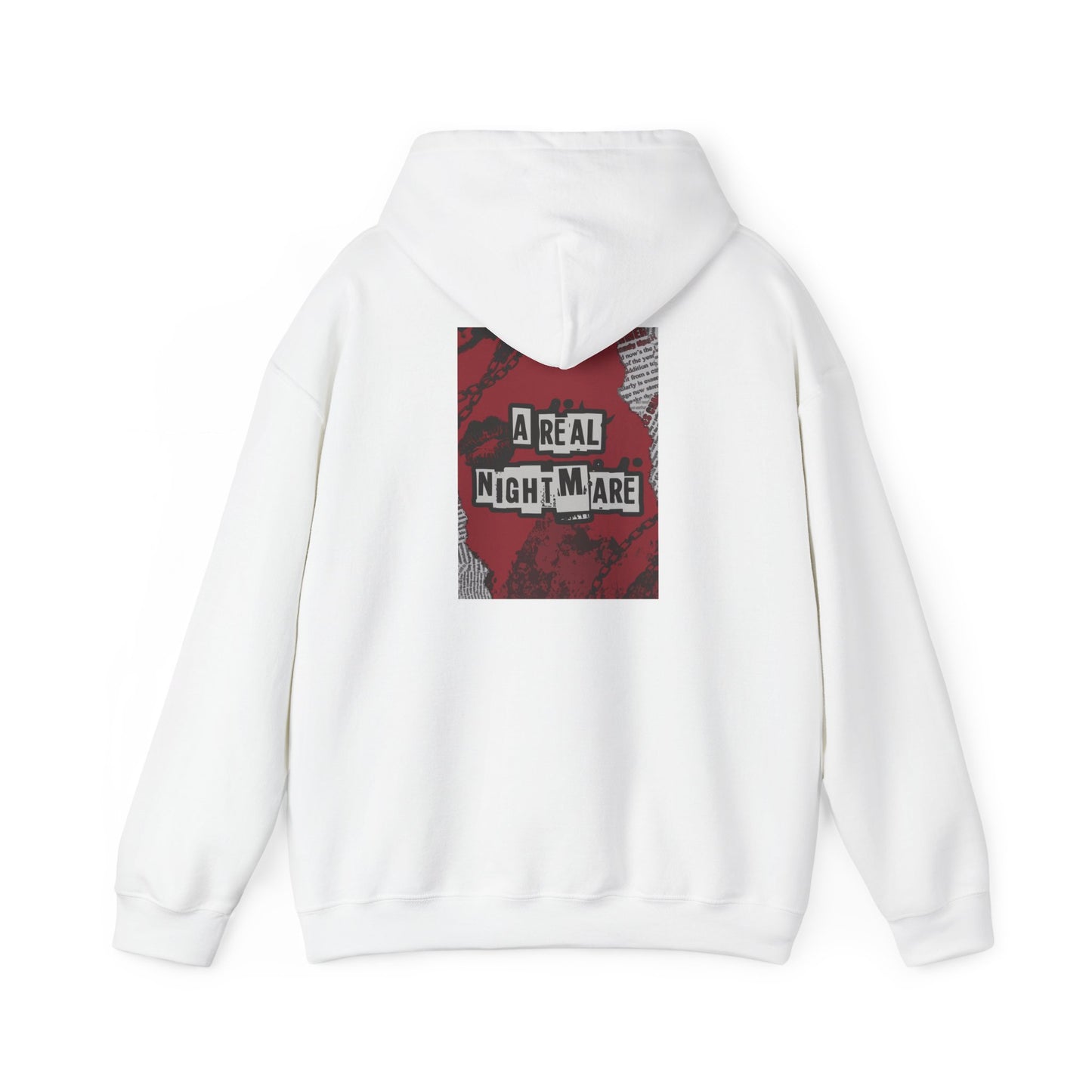 A Real Nightmare Hoodie - Cozy Unisex Sweatshirt for Halloween, Casual Wear, Gifts, Fall Fashion, Party,USA trend, Mens hoodie us,Australia genz edition,Canada online hoodie fashion Printify