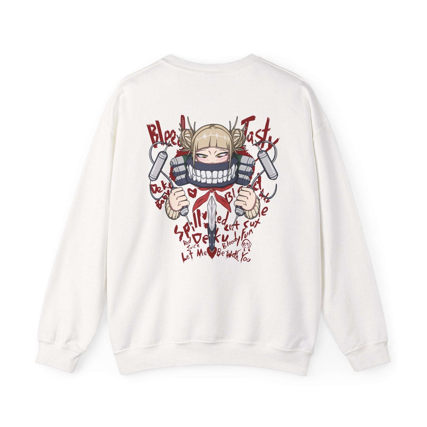 Graphic Crewneck Sweatshirt — Grinning Girl Horror Manga Design Maklenn Graphic Crewneck Sweatshirt — Grinning Girl Horror Manga Design Sweatshirt Maklenn www.maklenn.com India 33.23