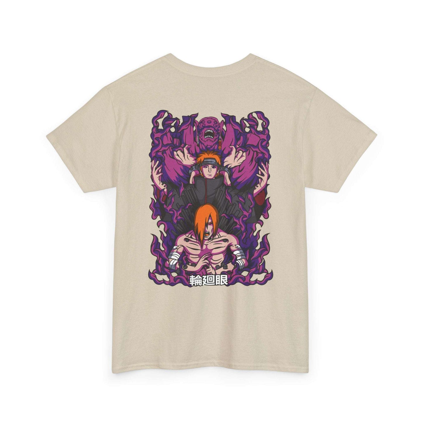 Anime Demon Trio Graphic Tee — Back Print with Small Front Logo Maklenn Anime Demon Trio Graphic Tee — Back Print with Small Front Logo T-Shirt Maklenn www.maklenn.com India 21.80