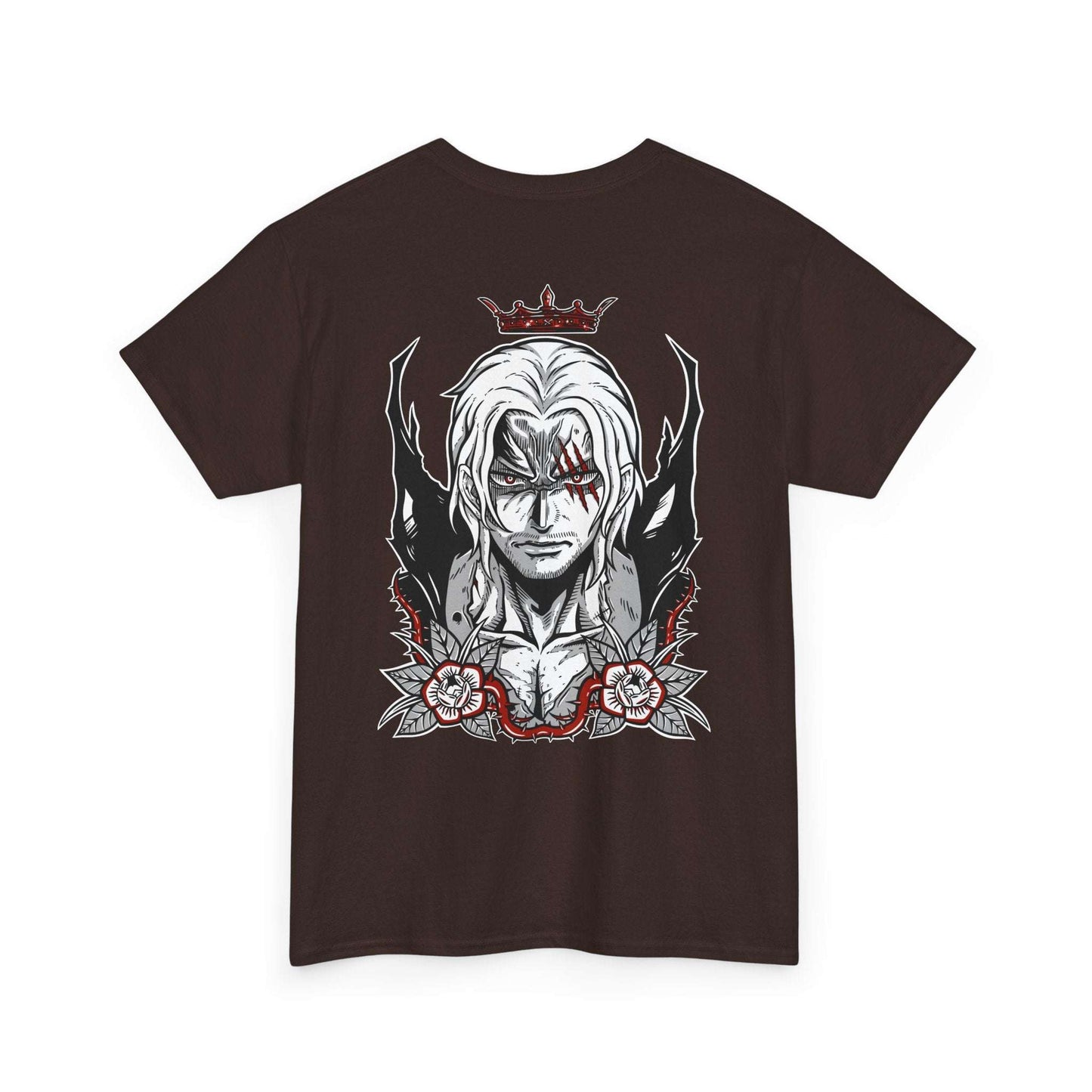 One Piece Anime Tee — White 'King' Pirate Skull Chest & Back Graphic Shirt Maklenn One Piece Anime Tee — White 'King' Pirate Skull Chest & Back Graphic Shirt T-Shirt Maklenn www.maklenn.com India 21.80