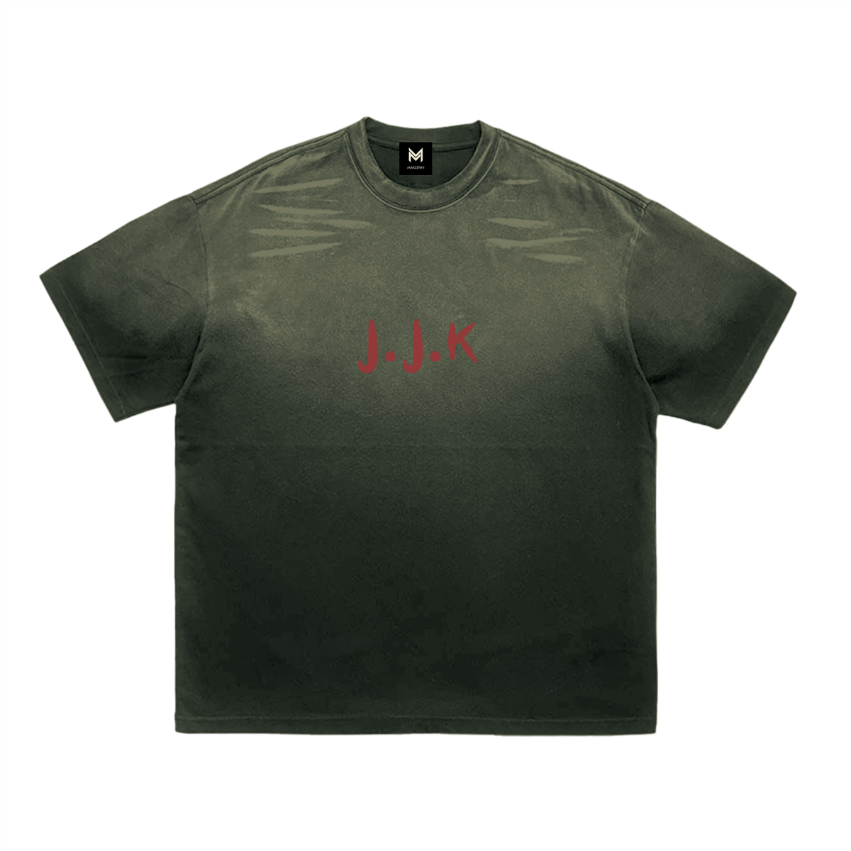 Megumi Fushiguro | The Ten Shadows | Jujutsu Kaisen | Gradient Washed Oversized T-Shirt