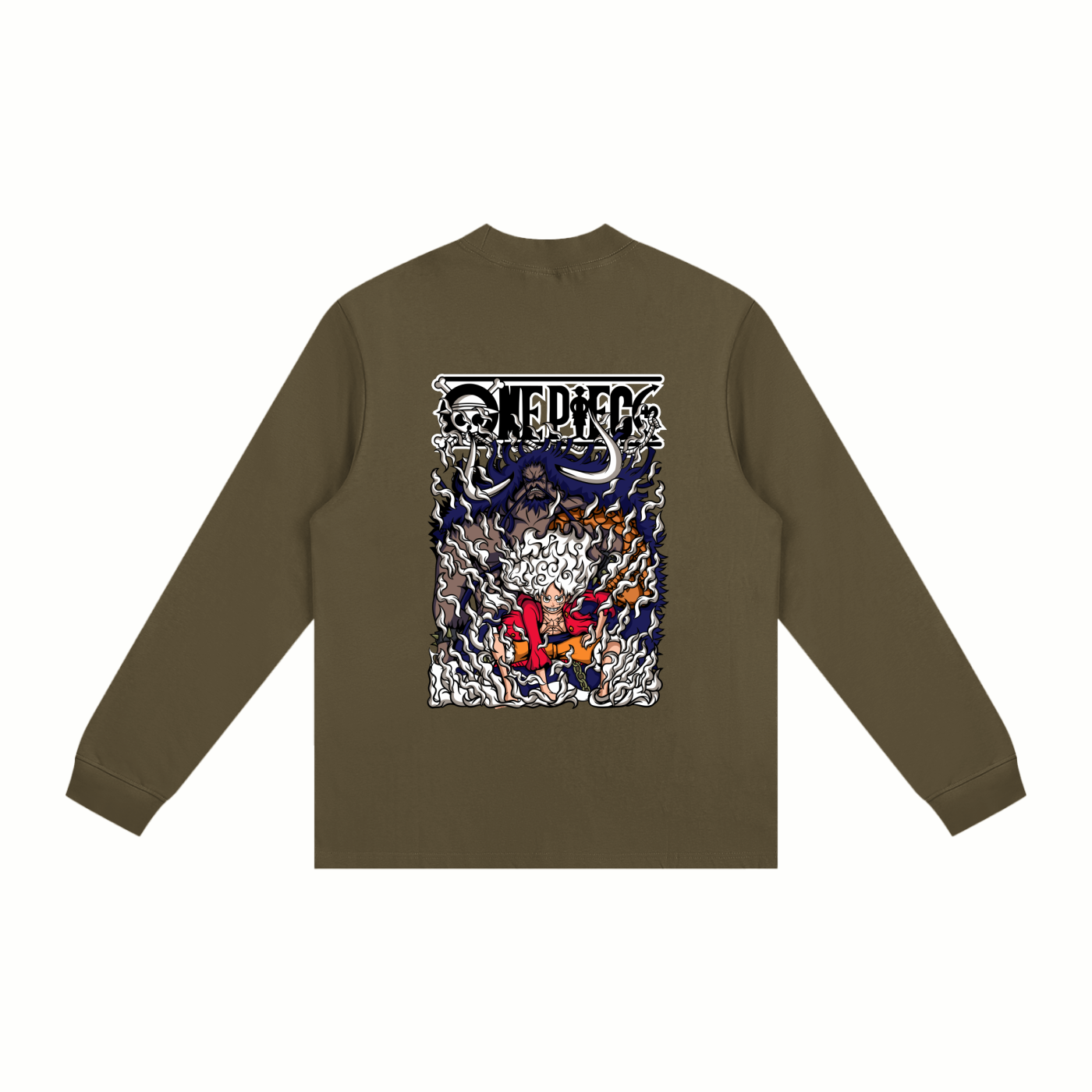Monkey D. Luffy & Kaido | The Ultimate Clash | One Piece | Heavyweight Crewneck Sweatshirt