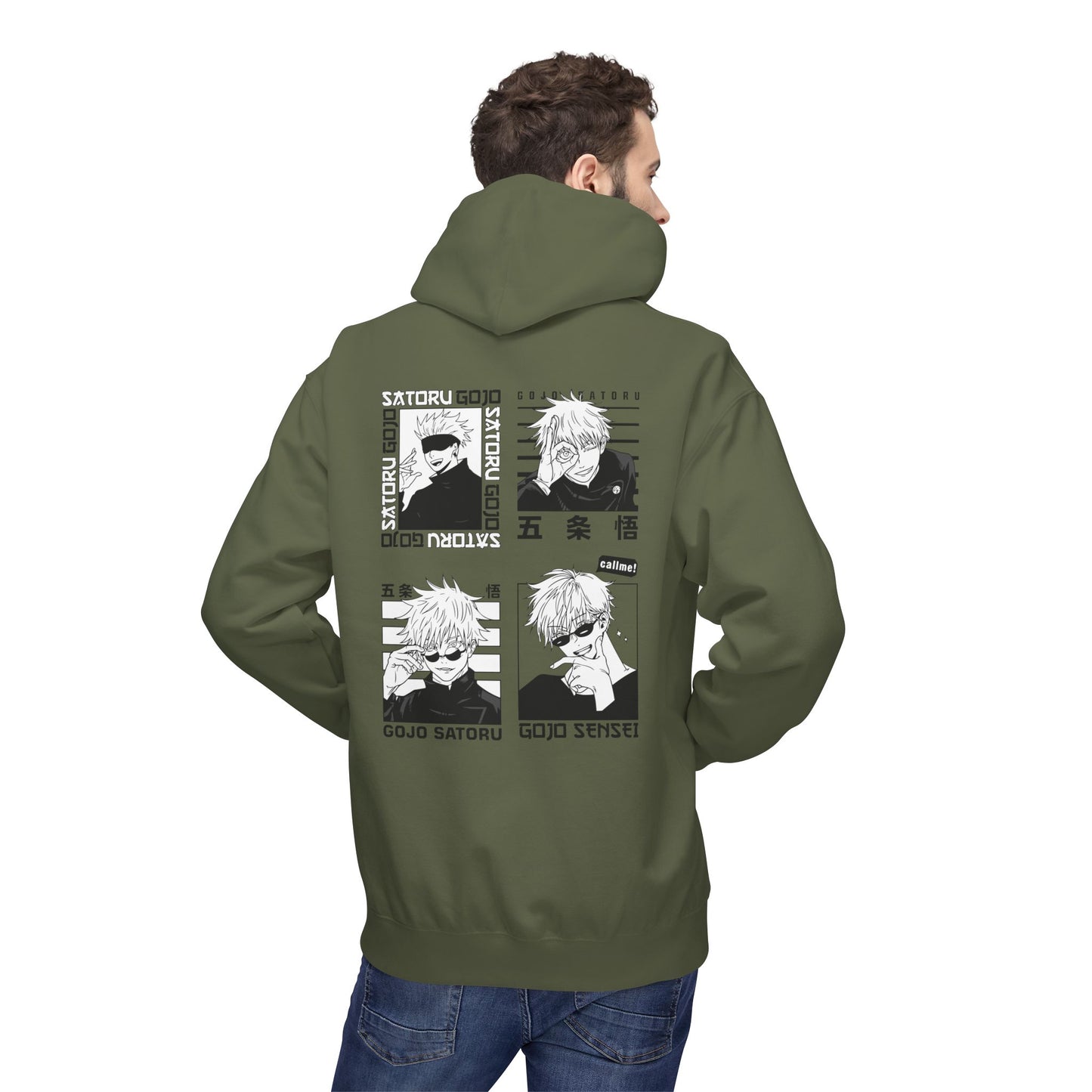 Jujutsu Kaisen Hoodie — Gojo & Characters Graphic Anime Pullover
