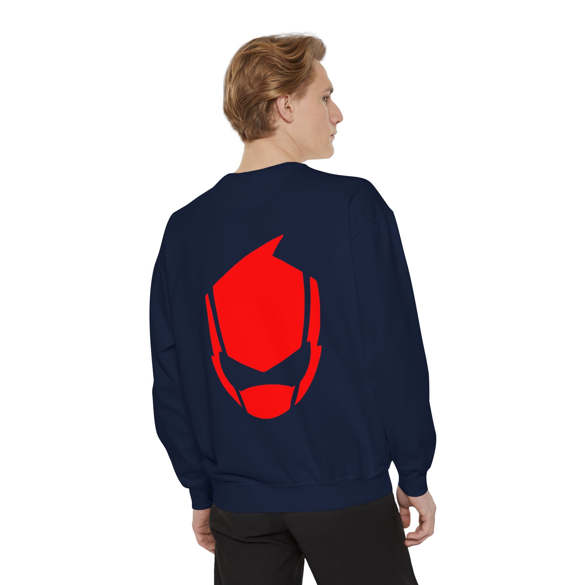Bold Graphic Unisex Sweatshirt, Cozy Streetwear, Perfect Gift for Comics Fans, Casual Everyday Wear, Unique Holiday Apparel Printify