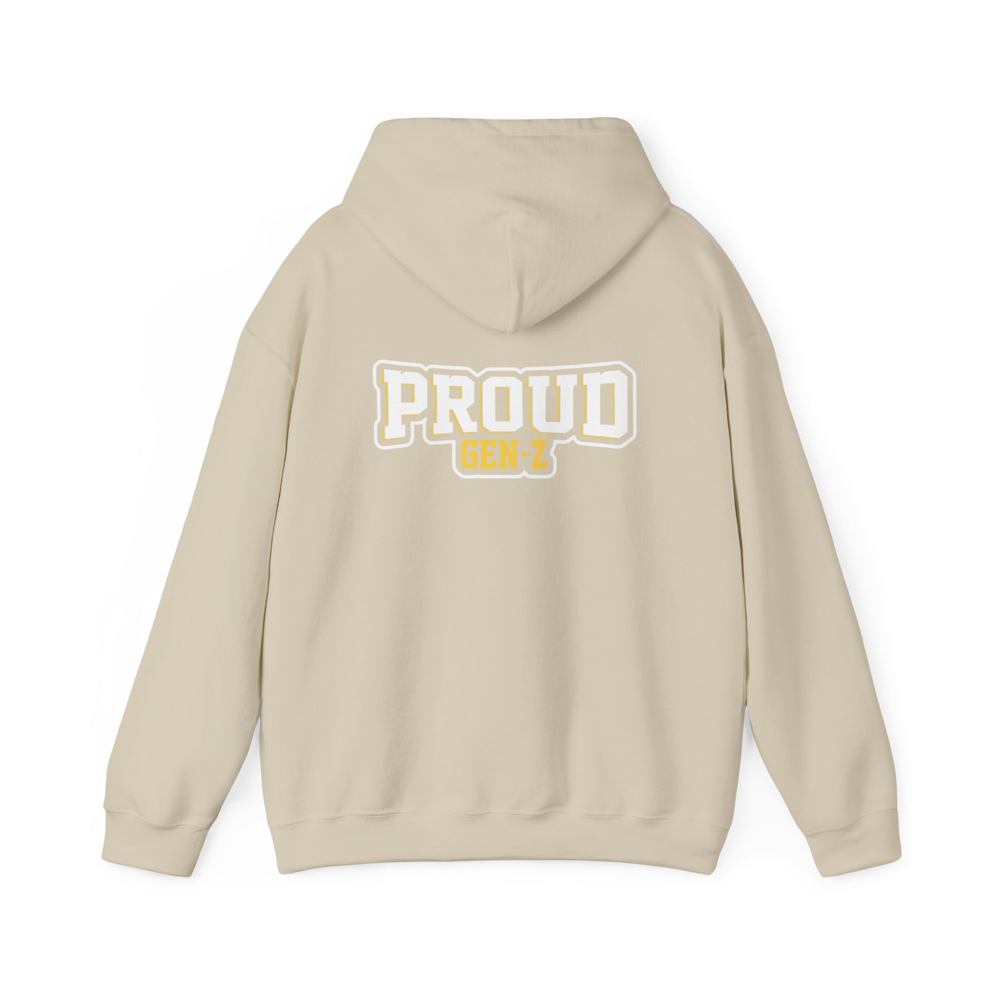 Proud Gen-Z Hoodie, Cozy Streetwear for Teens, Unisex Sweatshirt, Perfect Gift for Graduations, Everyday Casual Wear, Trendy Apparel Printify