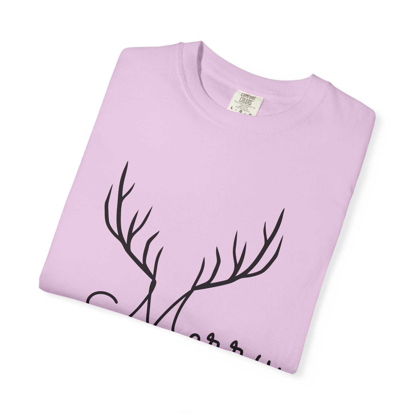 Merry Christmas Reindeer Antlers T-Shirt Printify