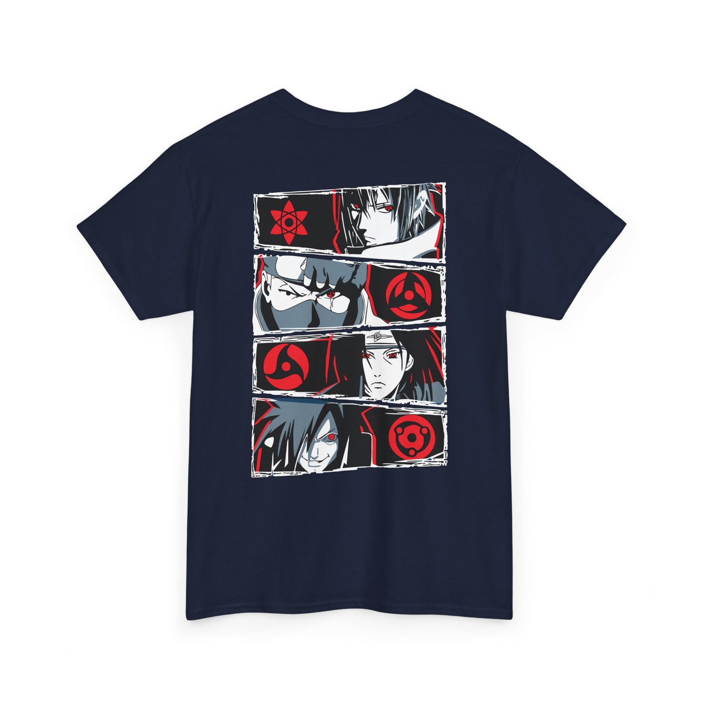 Anime Eyes Graphic Tee — Manga Character Panel Back Print