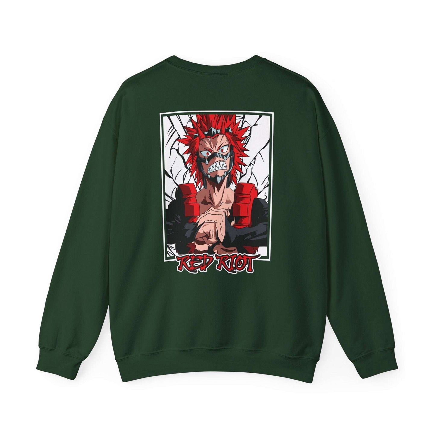 Crewneck Sweatshirt — Red Riot Anime Graphic (Keep Riot) Maklenn Crewneck Sweatshirt — Red Riot Anime Graphic (Keep Riot) Sweatshirt Maklenn www.maklenn.com India 33.23
