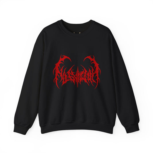 Gothic Graphic Sweatshirt, Trendy Unisex Crewneck, Perfect for Concerts, Casual Outings, Gift for Music Lovers, Halloween Apparel - Maklenn
