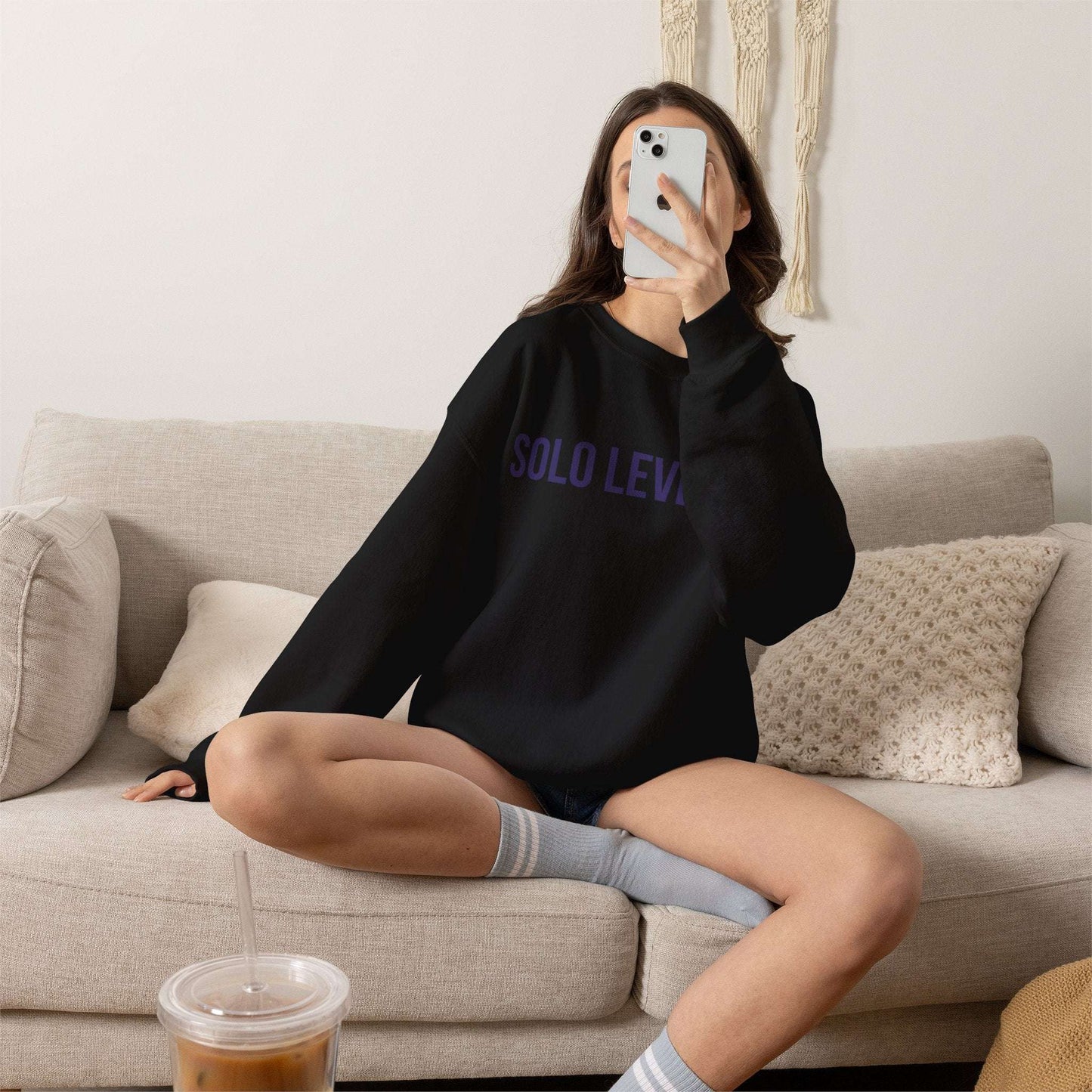 Solo Leveling Crewneck Sweatshirt — Anime Graphic Pullover Maklenn Solo Leveling Crewneck Sweatshirt — Anime Graphic Pullover Sweatshirt Maklenn www.maklenn.com India 45.99