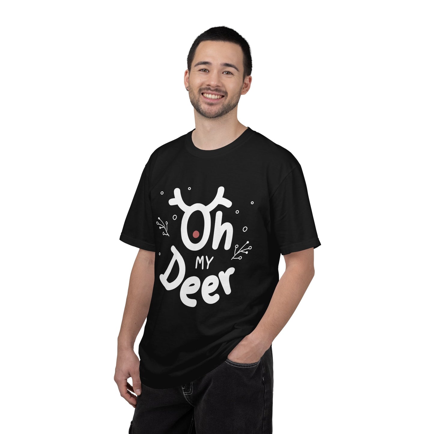Oh My Deer Graphic T-Shirt — Cute Holiday Funny Nature Tee Printify