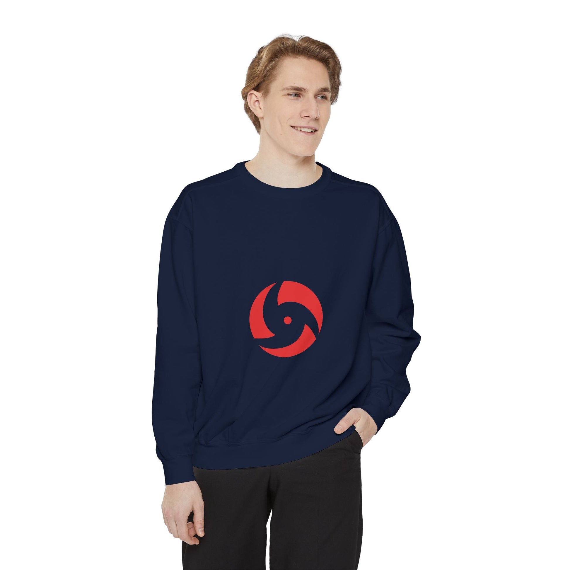 Uchiha Unisex Streetwear Sweatshirt with Graphic Design, Cozy Fashion, Anime Lovers, Casual Wear, Unique Gift Printify