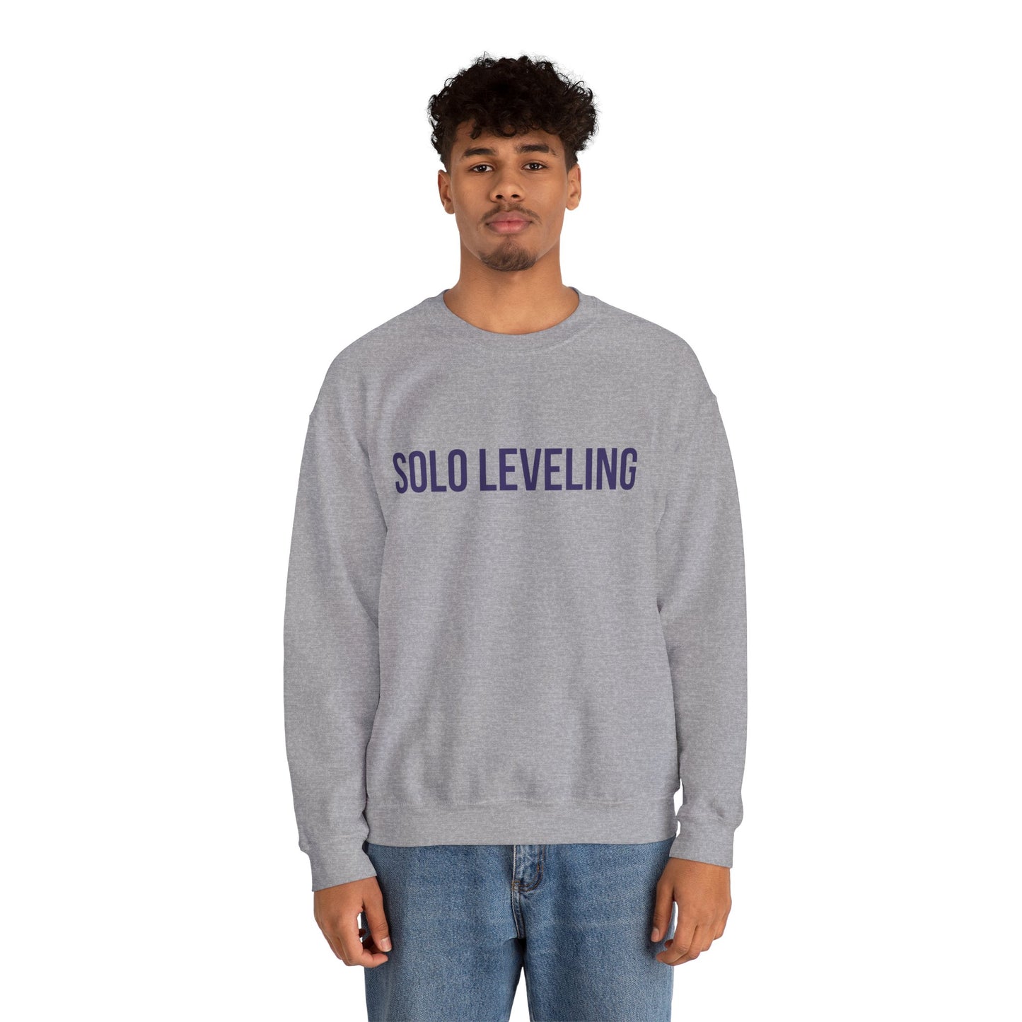 Solo Leveling Crewneck Sweatshirt — Anime Character Graphic Pullover